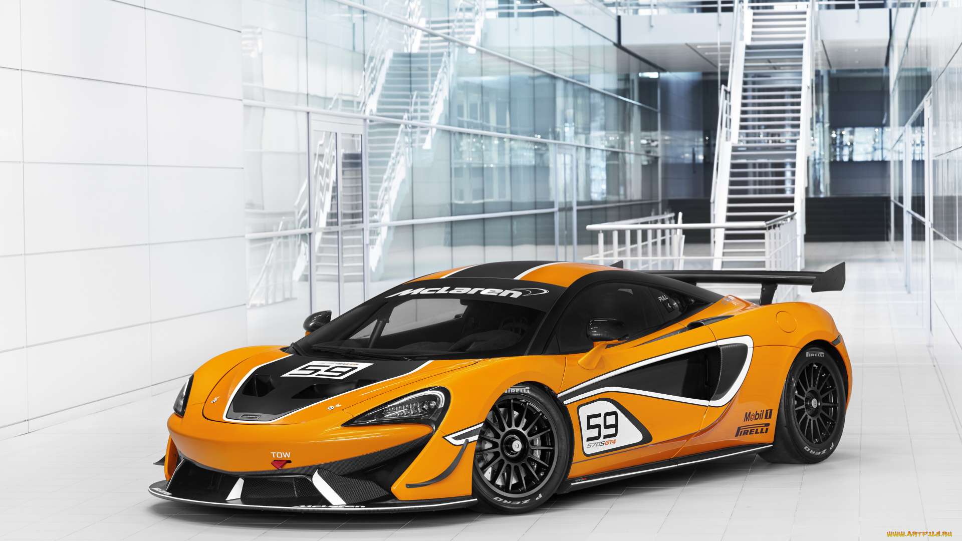 автомобили, mclaren, 2016г, 570s, gt4