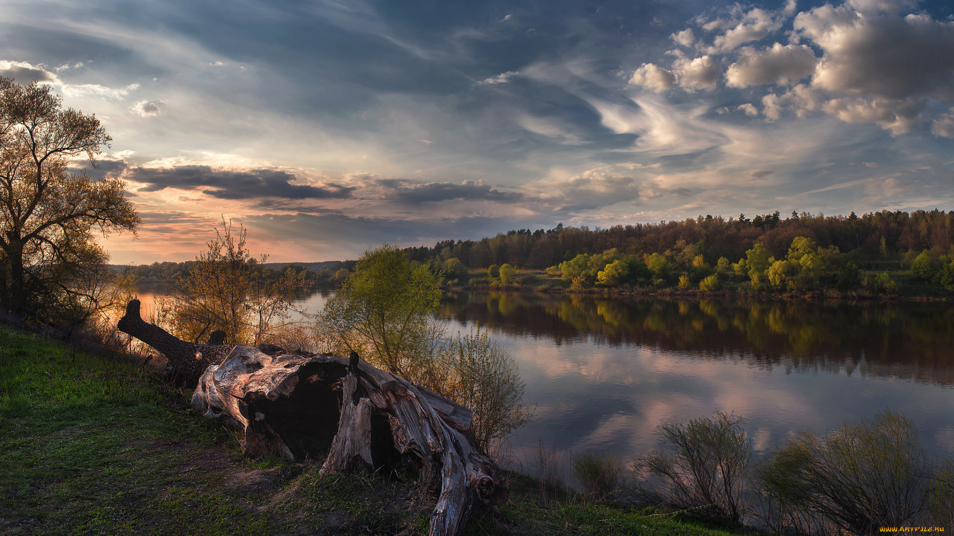 природа, реки, озера, простор