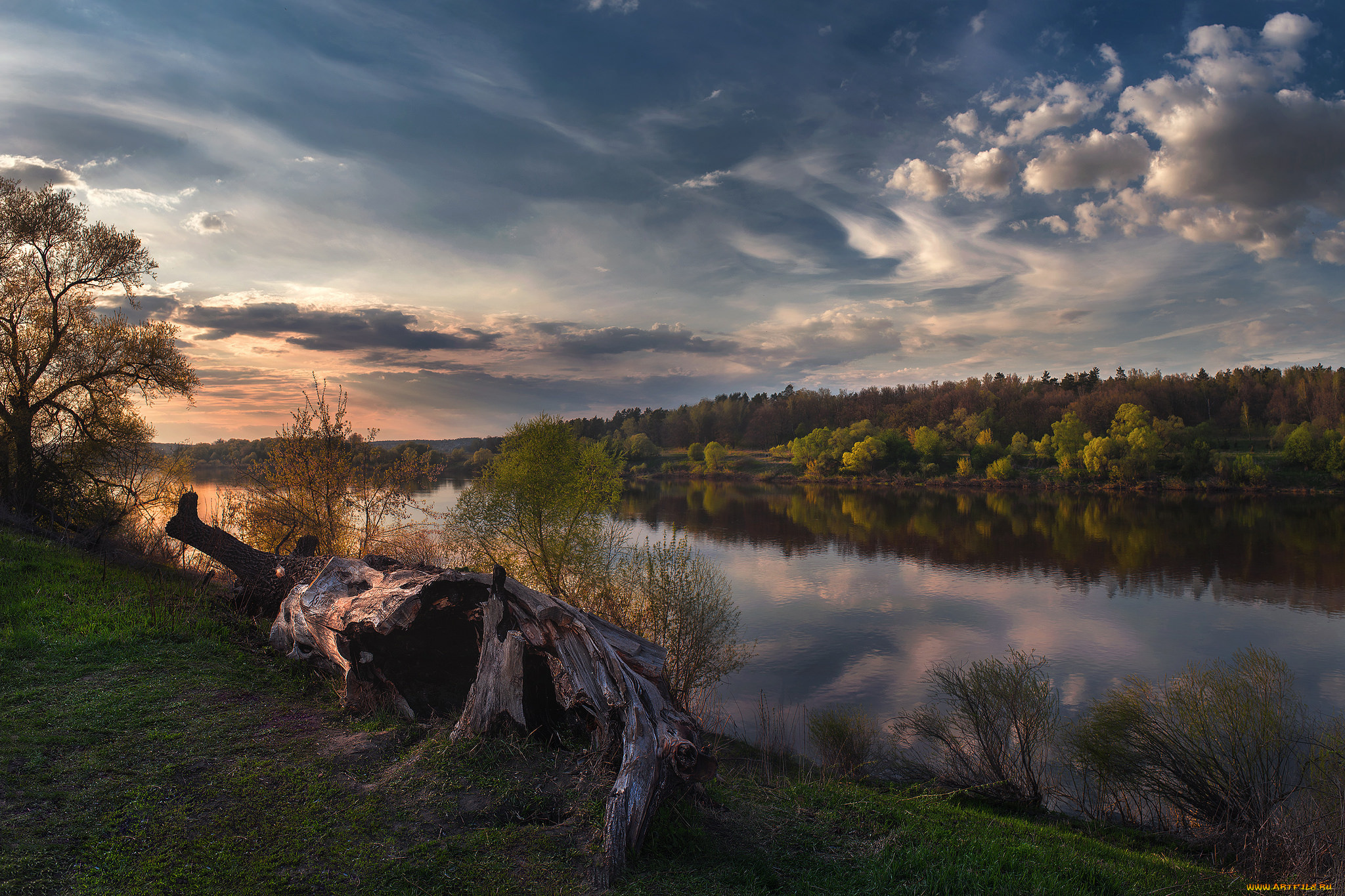 природа, реки, озера, простор