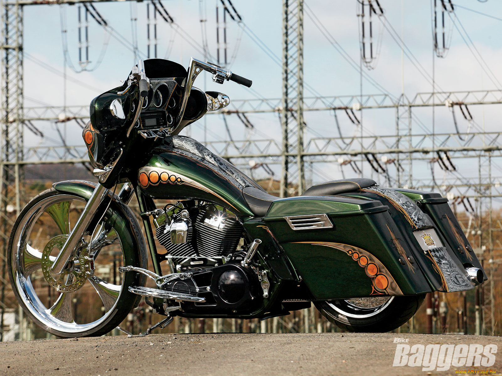 2009, harley, davidson, street, glide, мотоциклы, customs