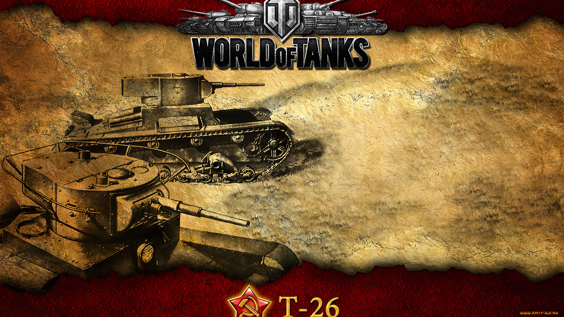 26, видео, игры, мир, танков, world, of, tanks, т-26, советский, танк