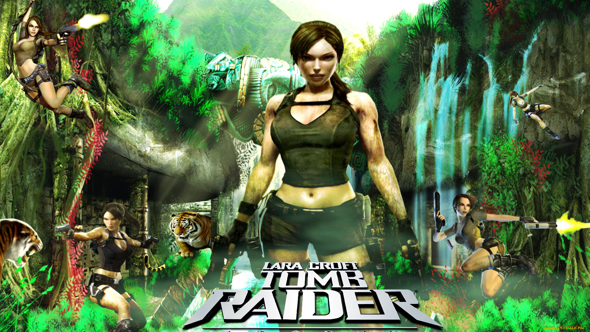 lara, croft, видео, игры, tomb, raider, legend, лара, крофт, легенда