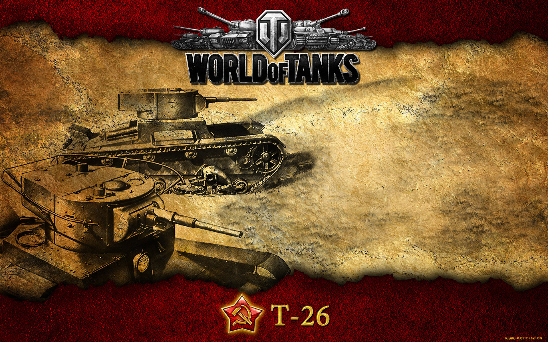 26, видео, игры, мир, танков, world, of, tanks, т-26, советский, танк