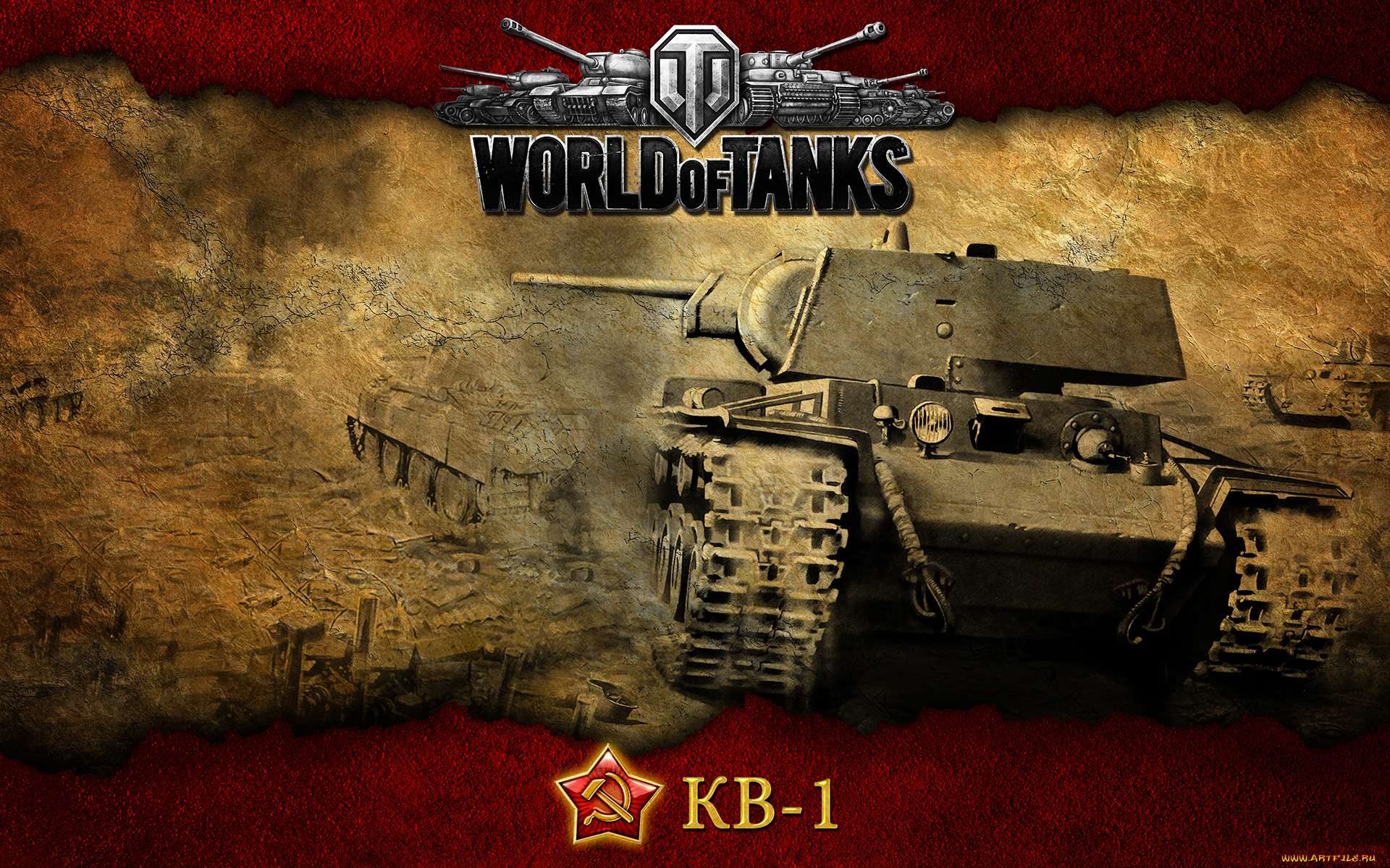 видео, игры, мир, танков, world, of, tanks, кв-1, танк