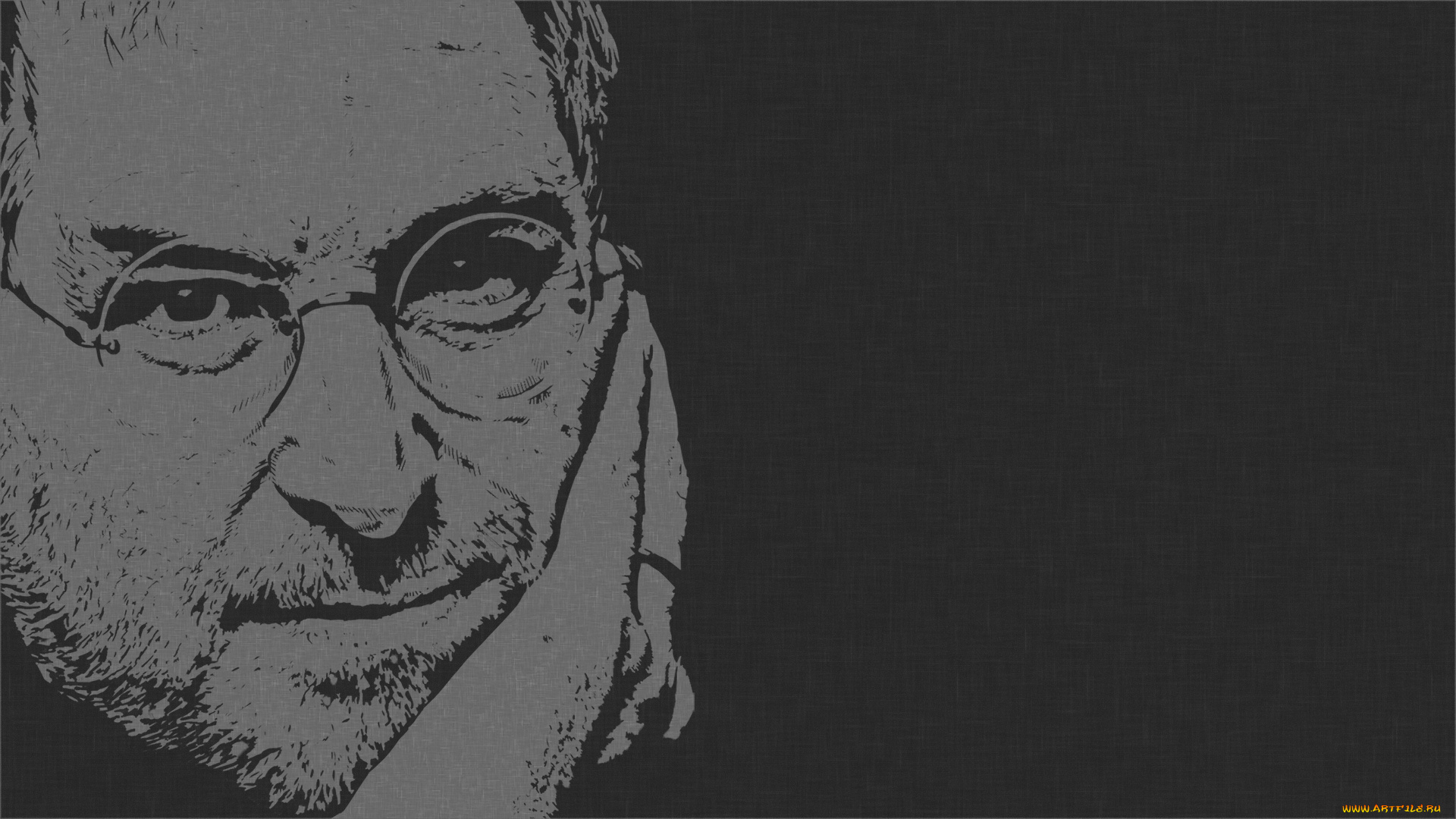 рисованные, люди, steve, jobs