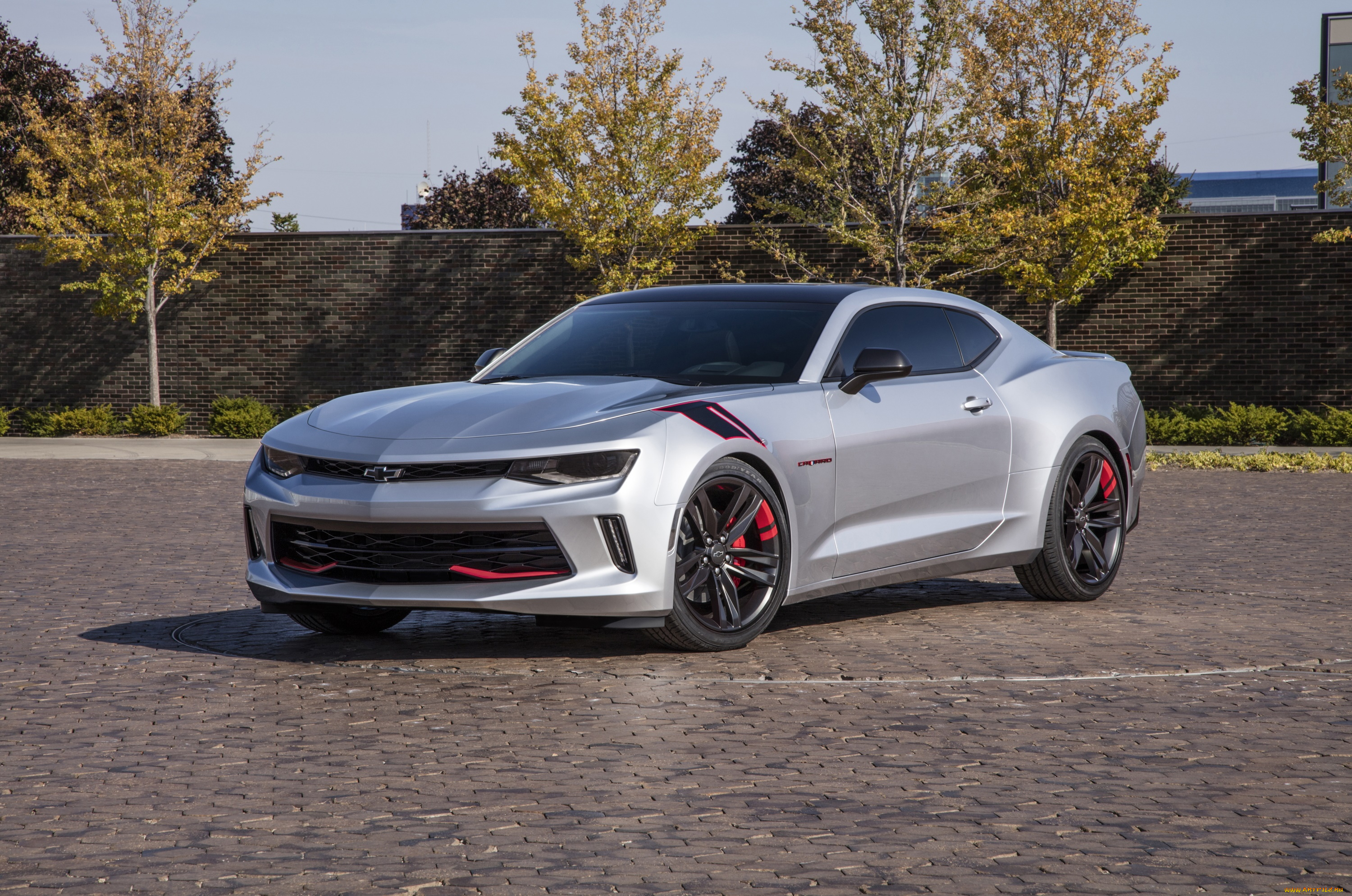 автомобили, camaro, 2015г, concept, series, red, line, chevrolet