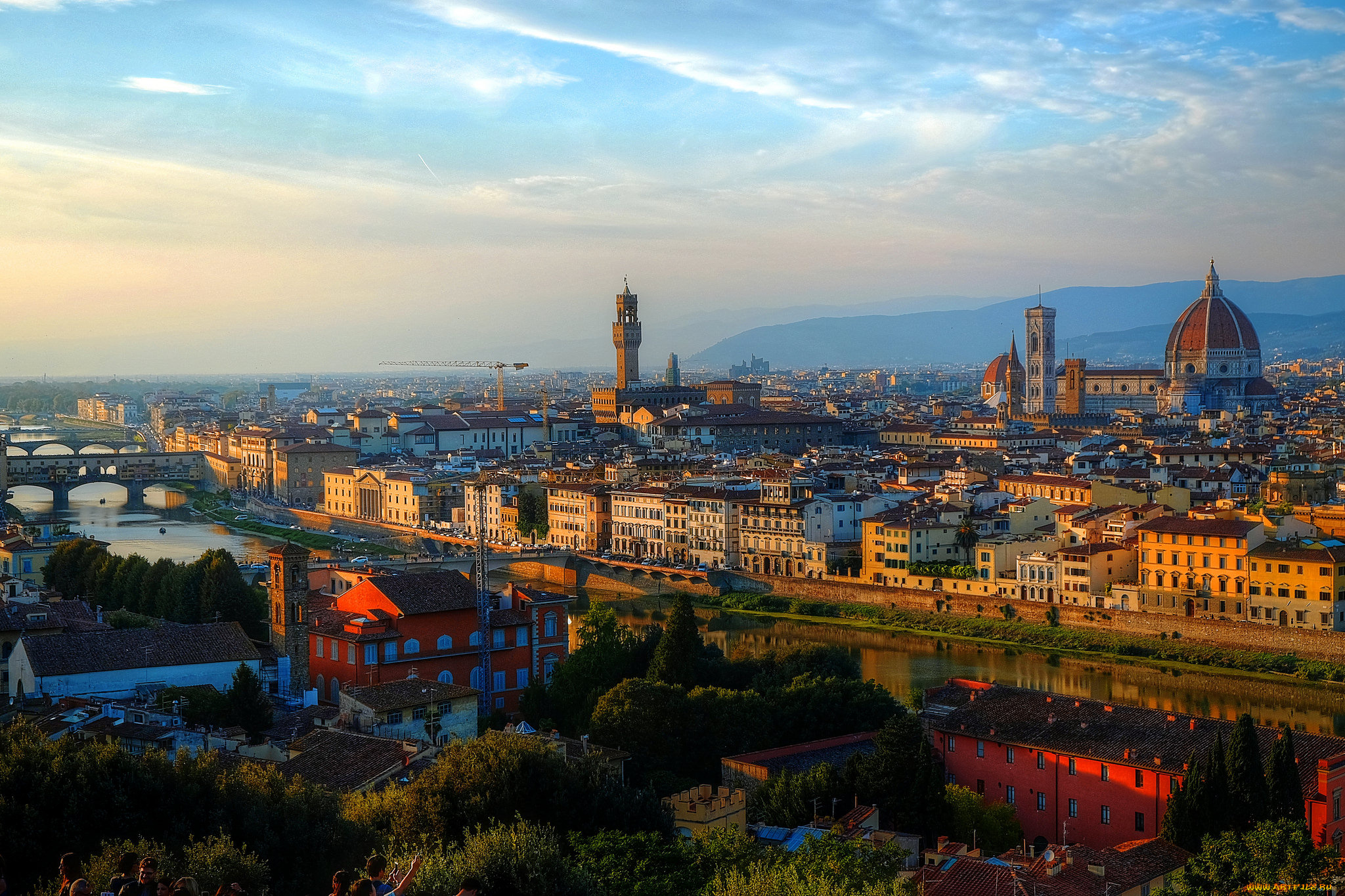 florence, , italy, города, флоренция, , италия, панорама