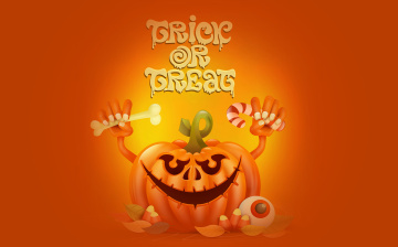 Картинка праздничные хэллоуин надпись тыква праздник