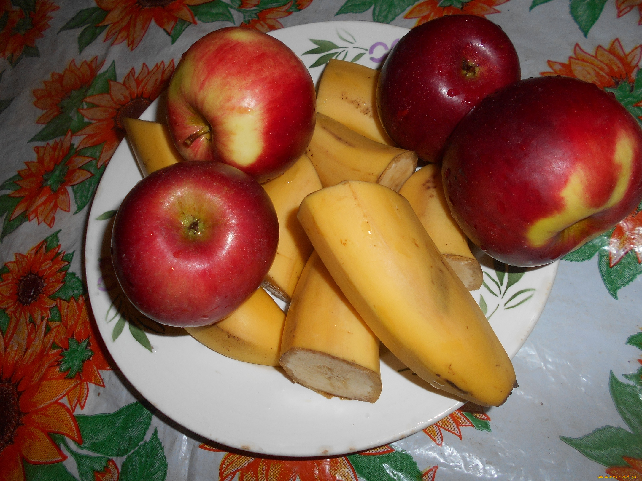 еда, Яблоки, бананы, яблоки