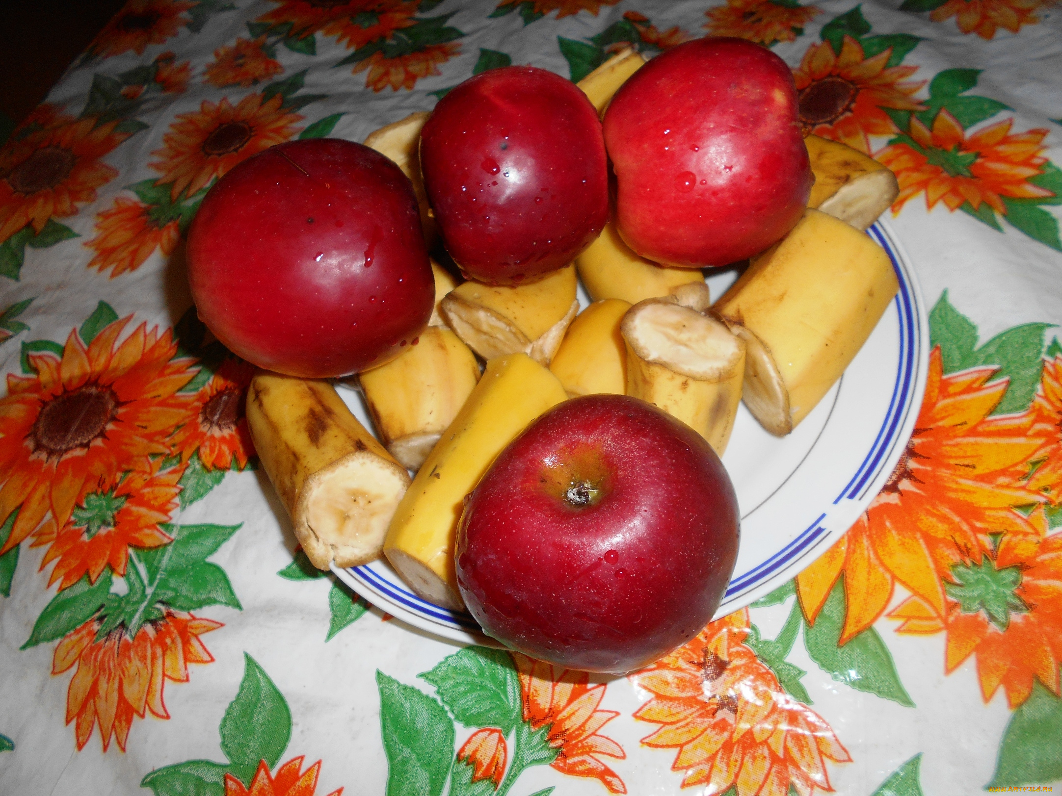еда, Яблоки, яблоки, бананы