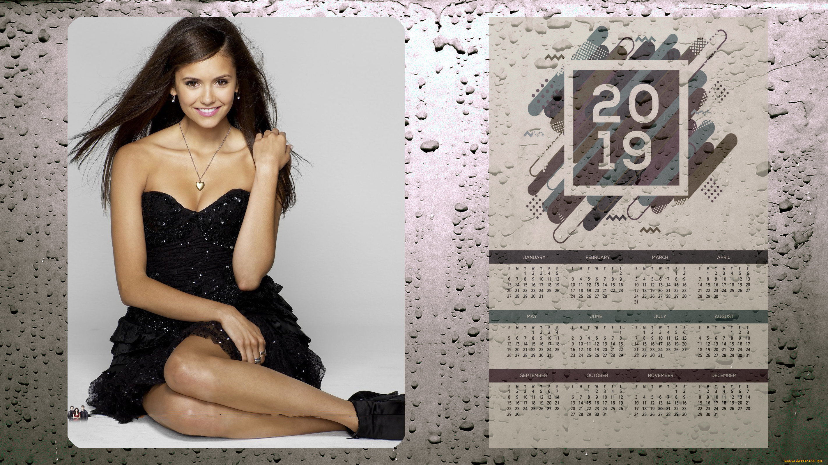календари, знаменитости, взгляд, девушка, актриса, улыбка