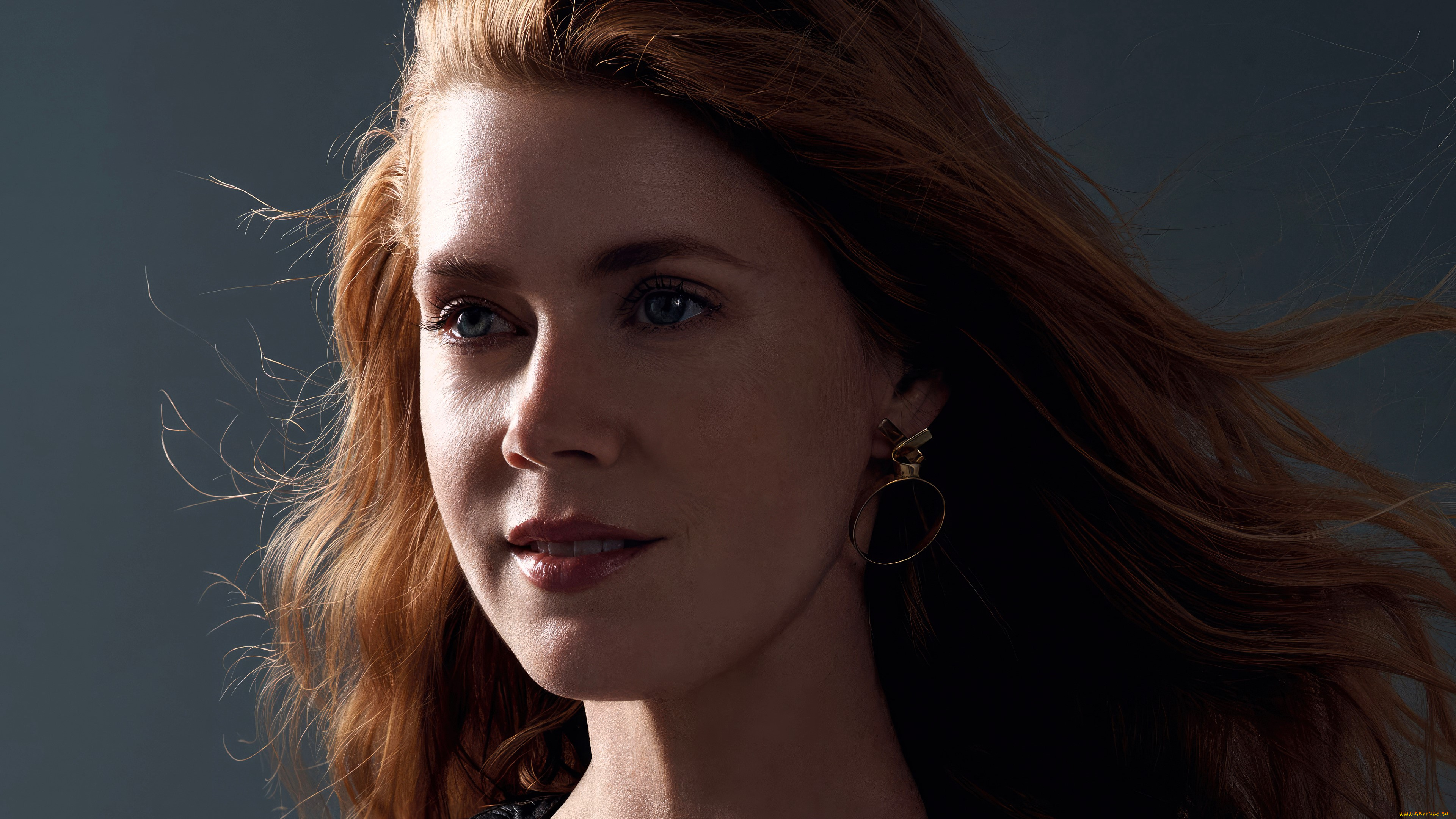 девушки, amy, adams, рыжая, лицо