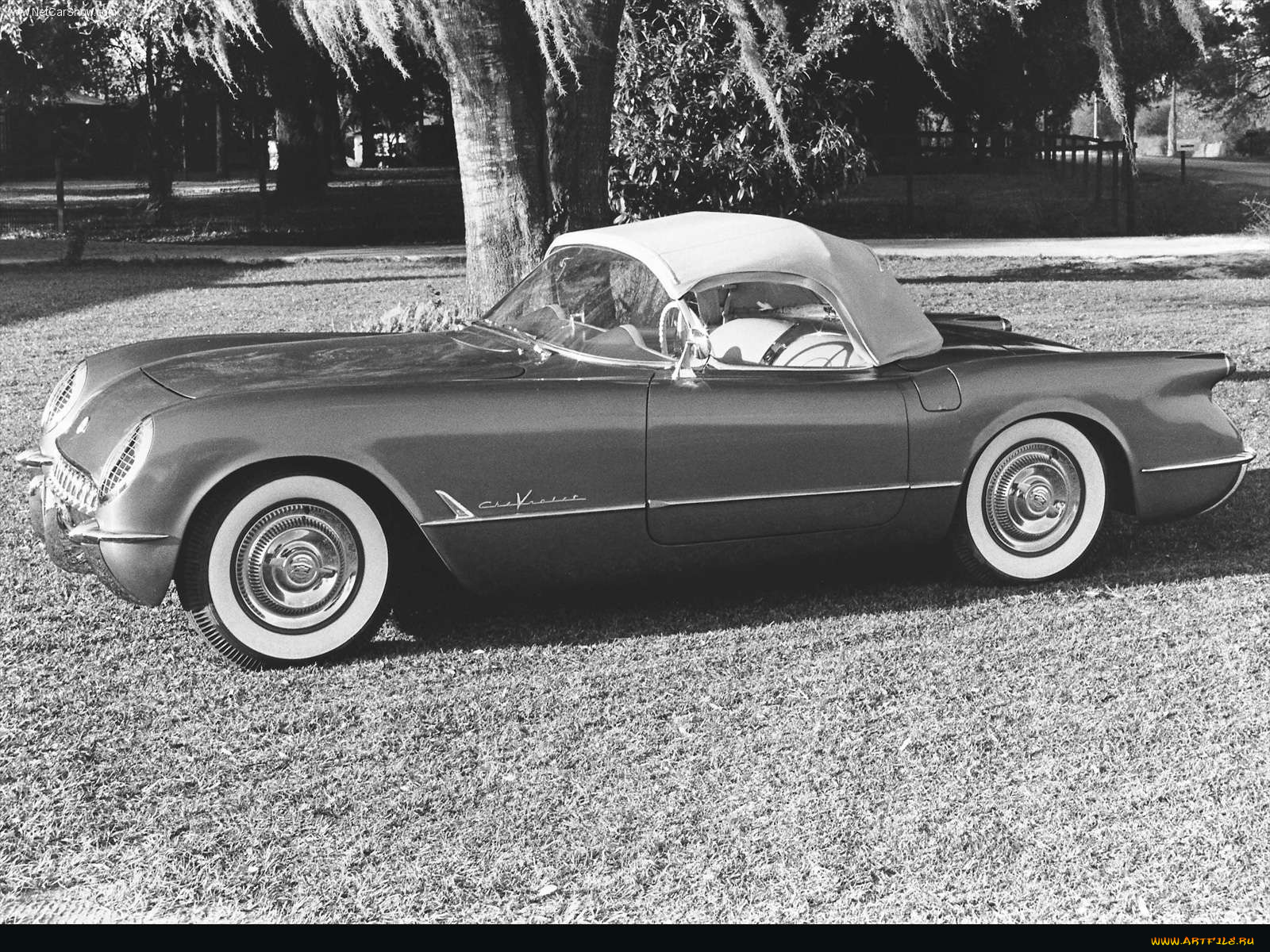 chevrolet, corvette, c1, 1953, автомобили