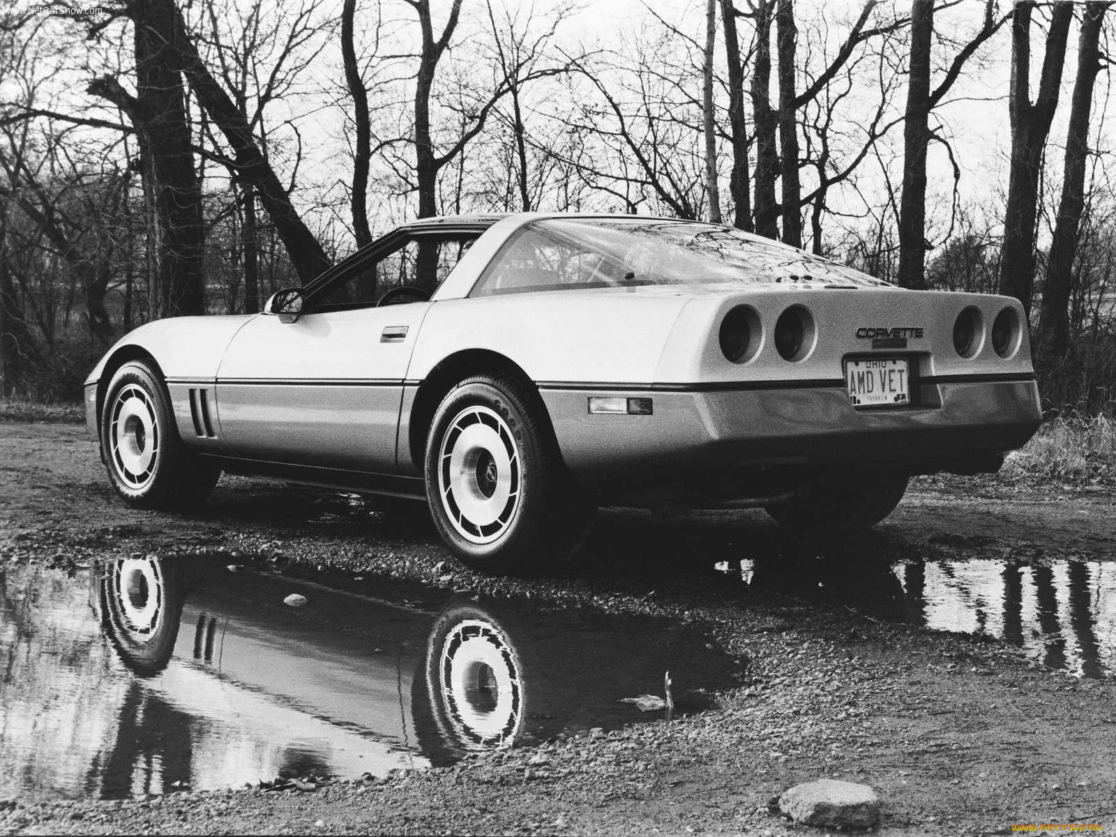 chevrolet, corvette, c4, 1983, автомобили