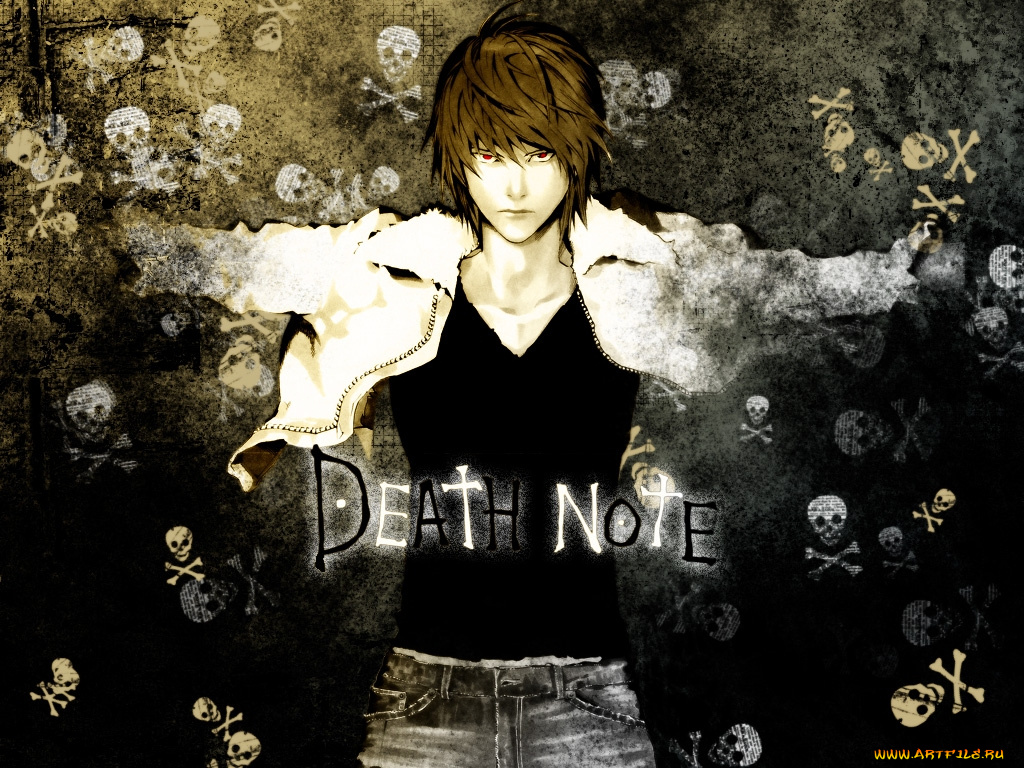 dn132, аниме, death, note