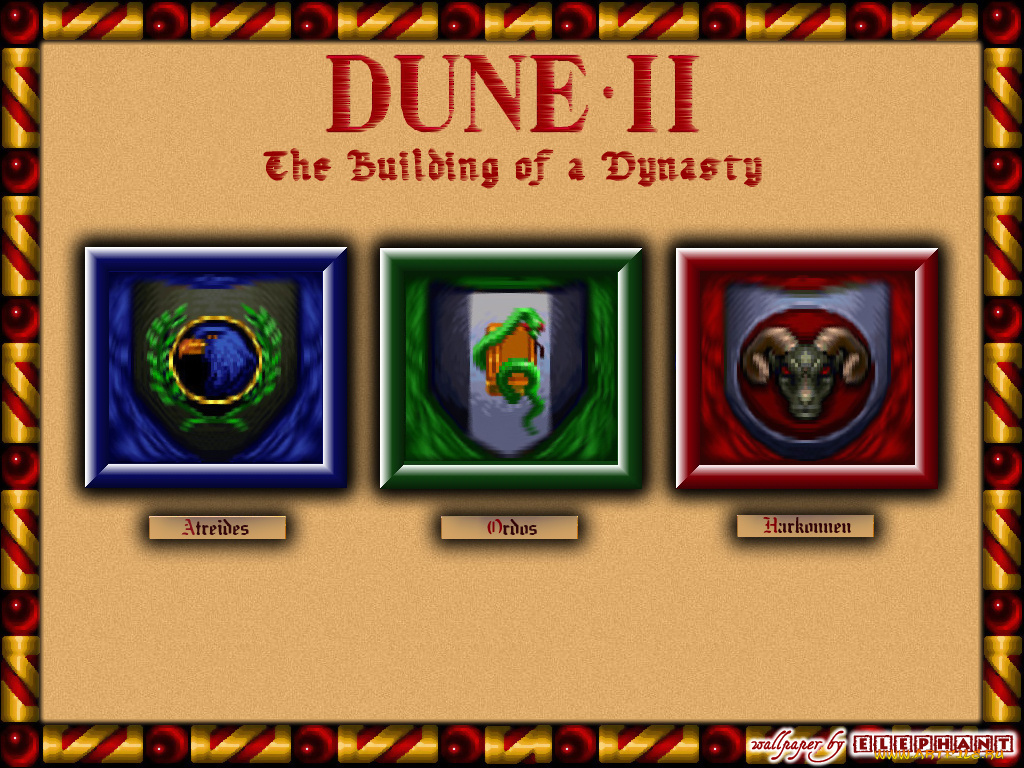 dune, ii, видео, игры, the, building, of, dynasty