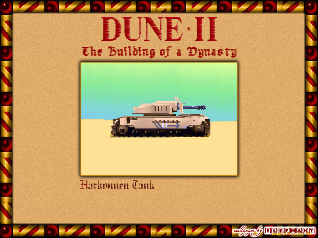 harkonnen, tank, видео, игры, dune, ii, the, building, of, dynasty