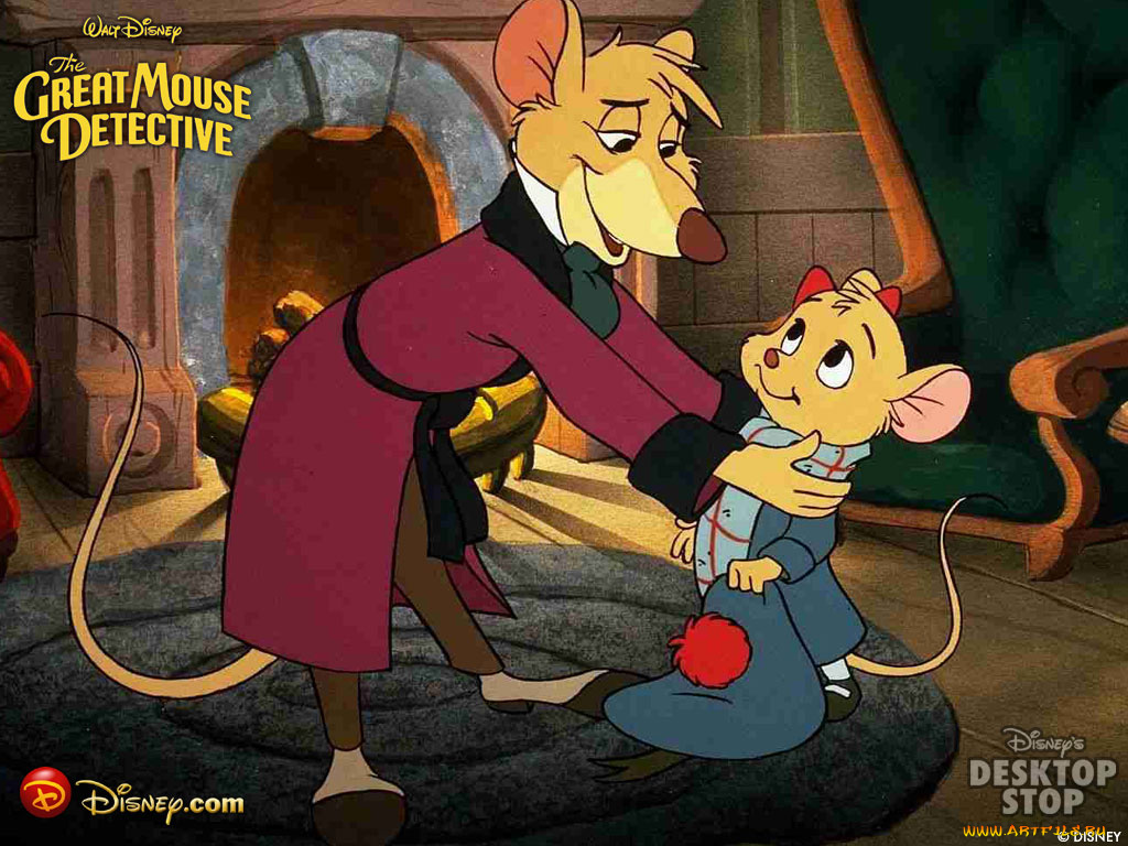 мультфильмы, the, great, mouse, detective