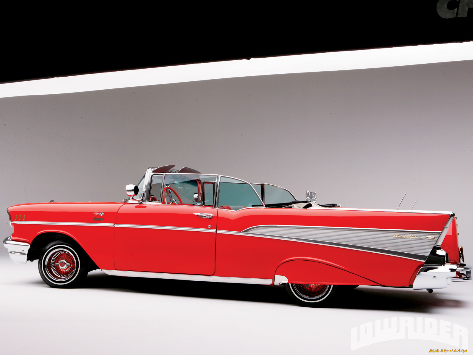 1957, chevy, bel, air, convertible, автомобили, chevrolet, lowrider