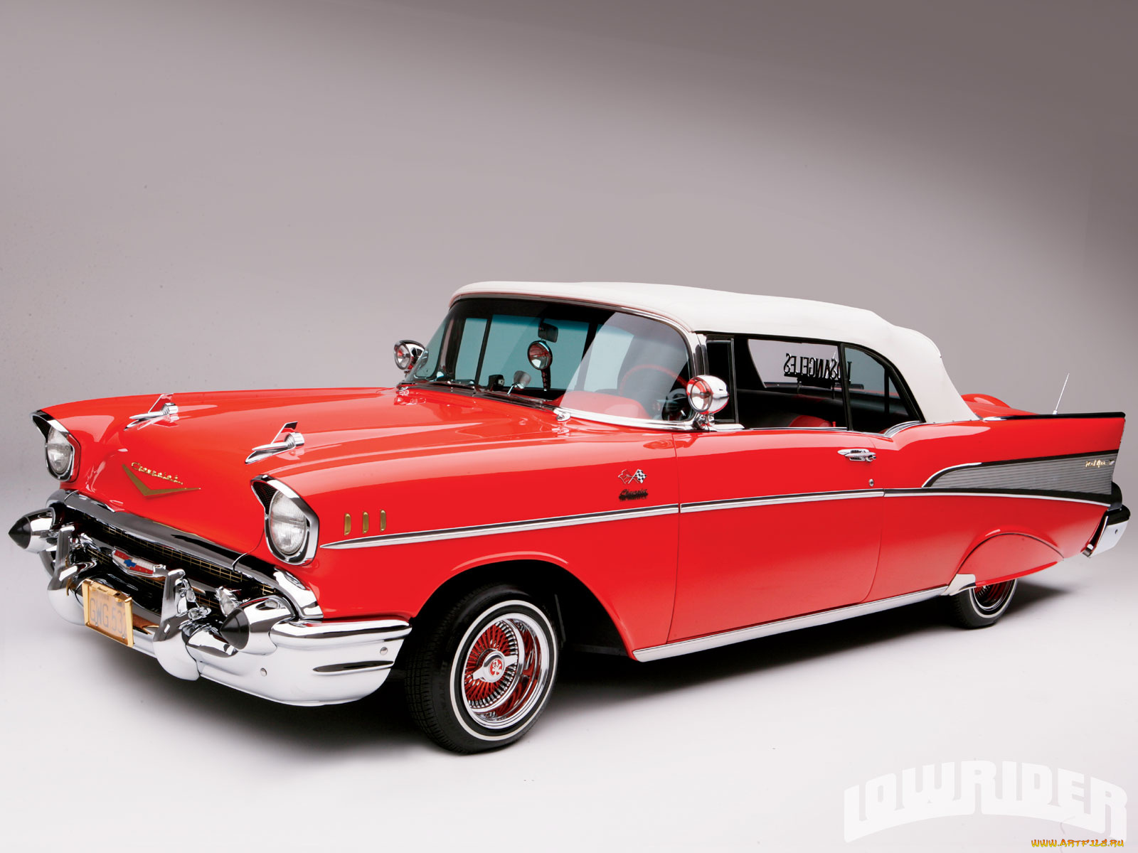 1957, chevy, bel, air, convertible, автомобили, chevrolet, lowrider