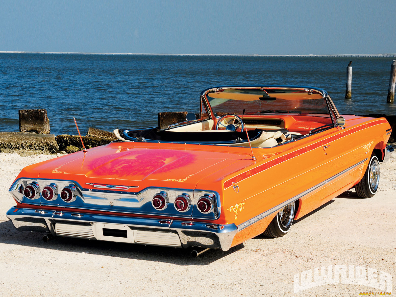1963, chevrolet, impala, автомобили, lowrider, chevy