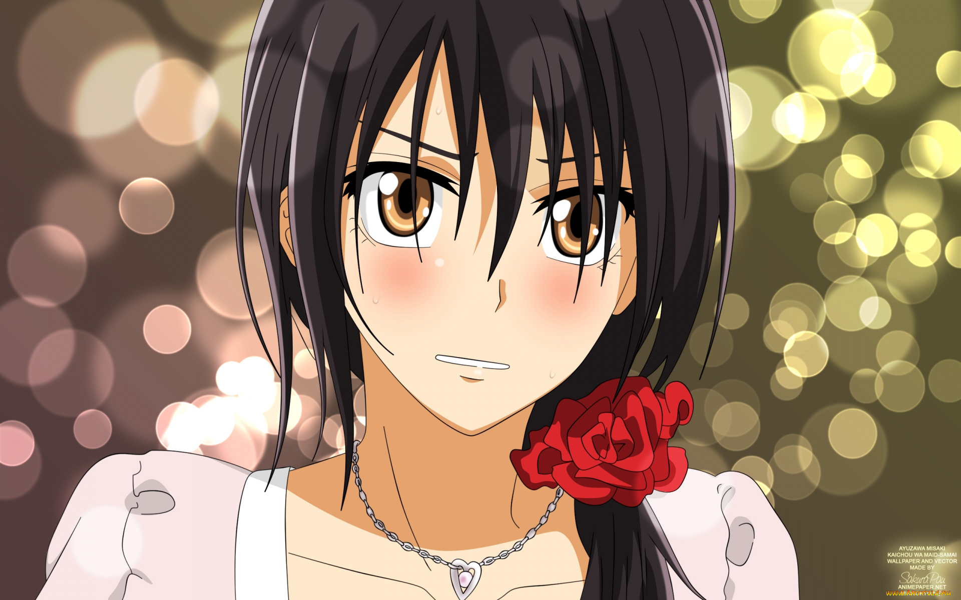 аниме, kaichou, wa, maid, sama