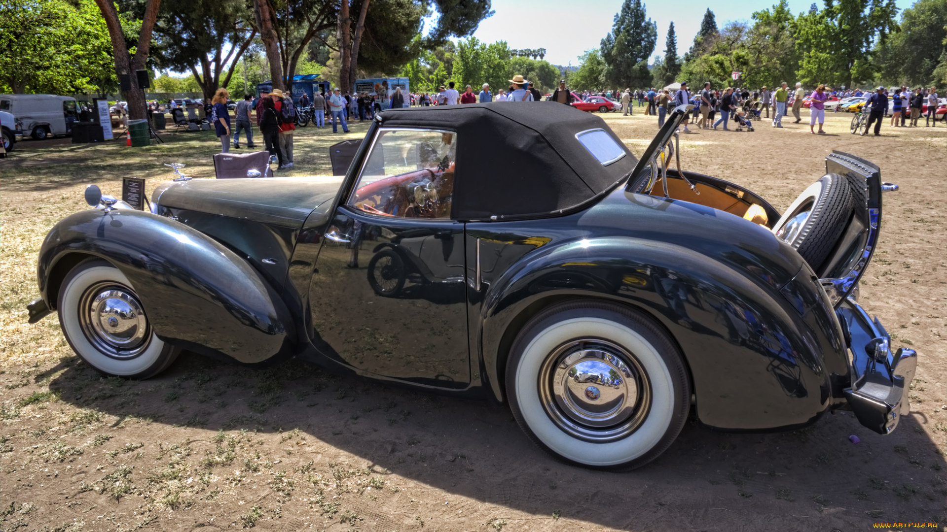 1947, triumph, 1800, roadster, автомобили, выставки, и, уличные, фото, выставка, автошоу