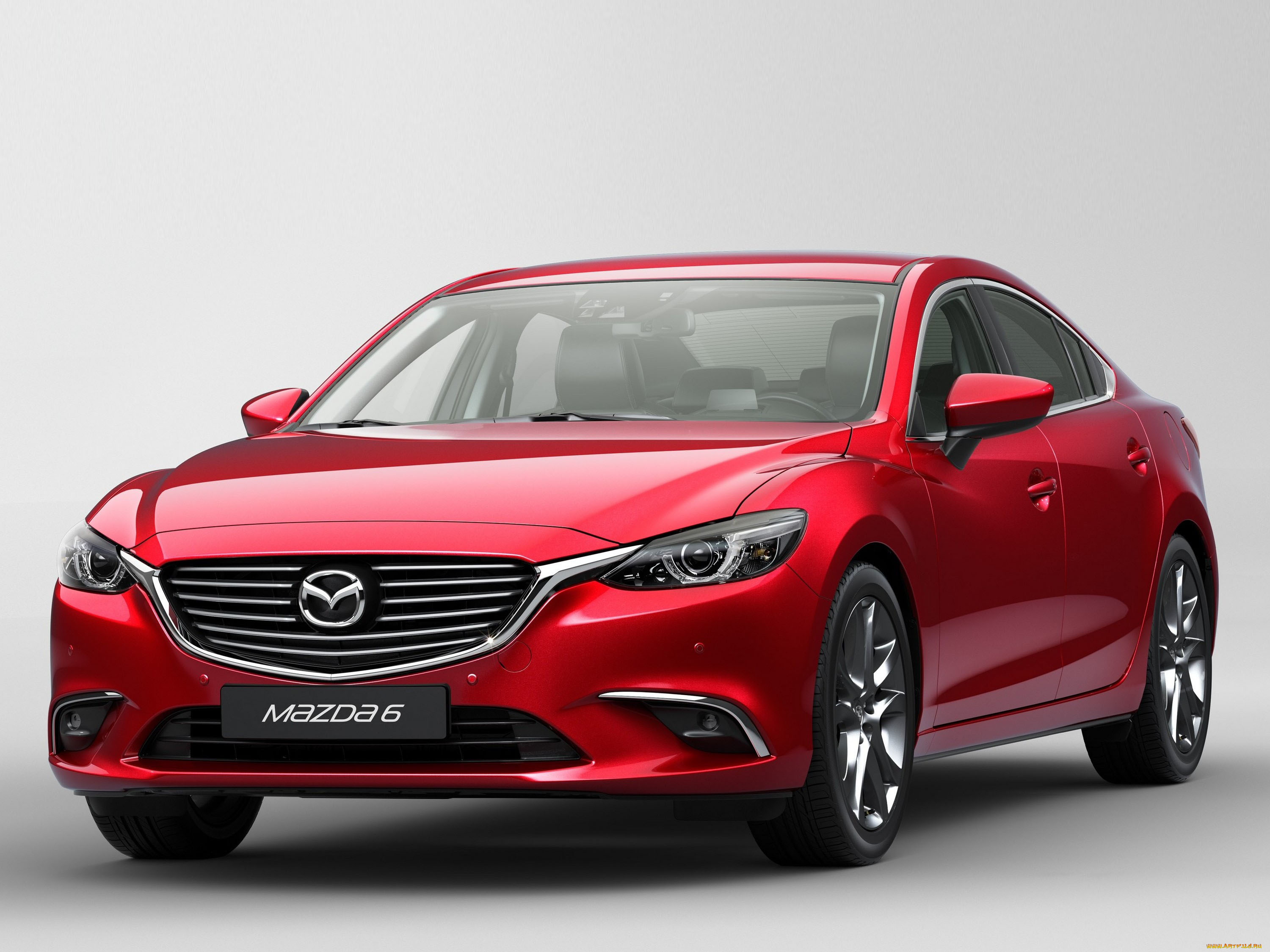 автомобили, mazda, sedan, 6, красный, 2015г, gj