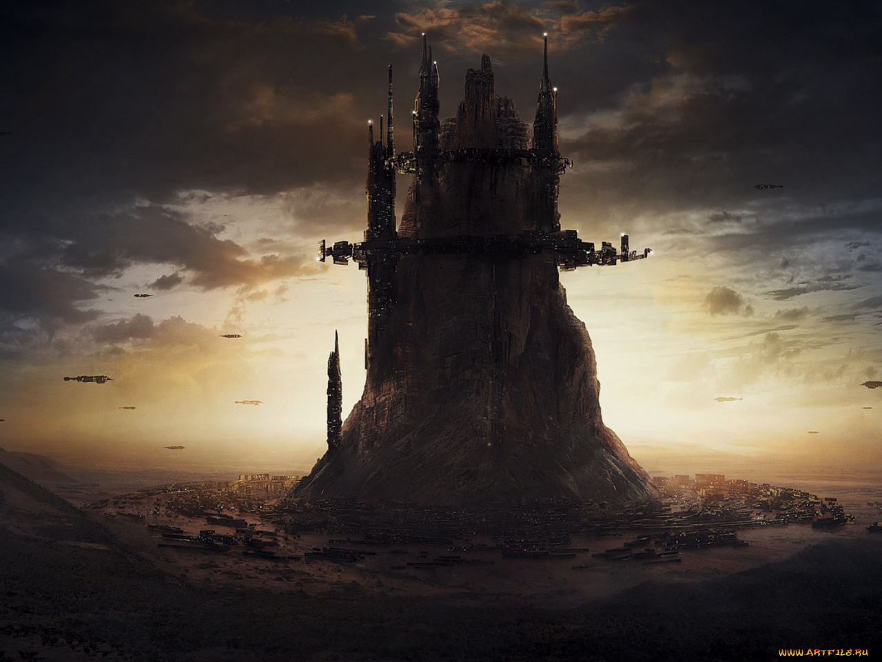 Final gates. Замок некроманта в пустоши.