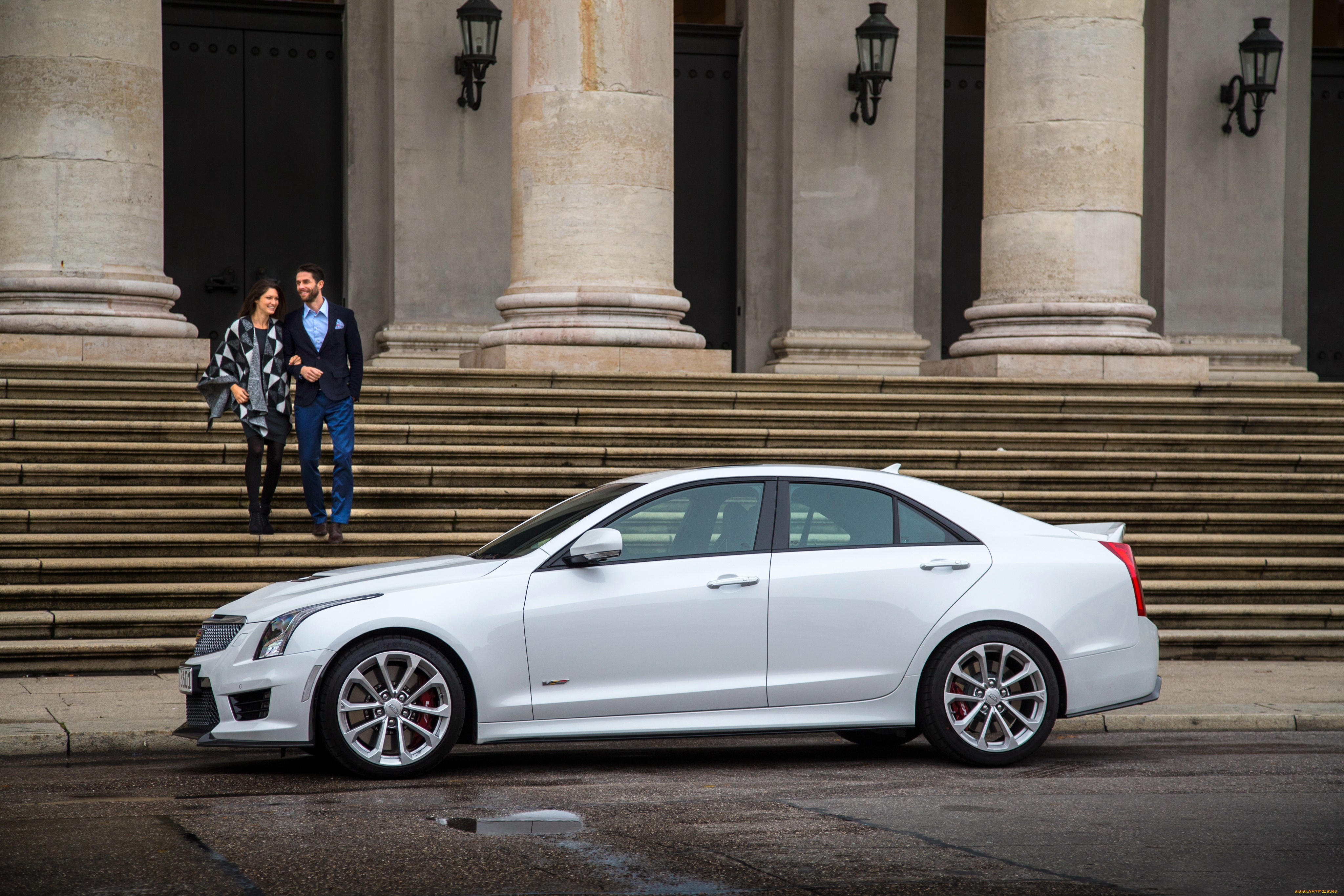 автомобили, cadillac, светлый, eu-spec, 2015г, coupe, ats-v