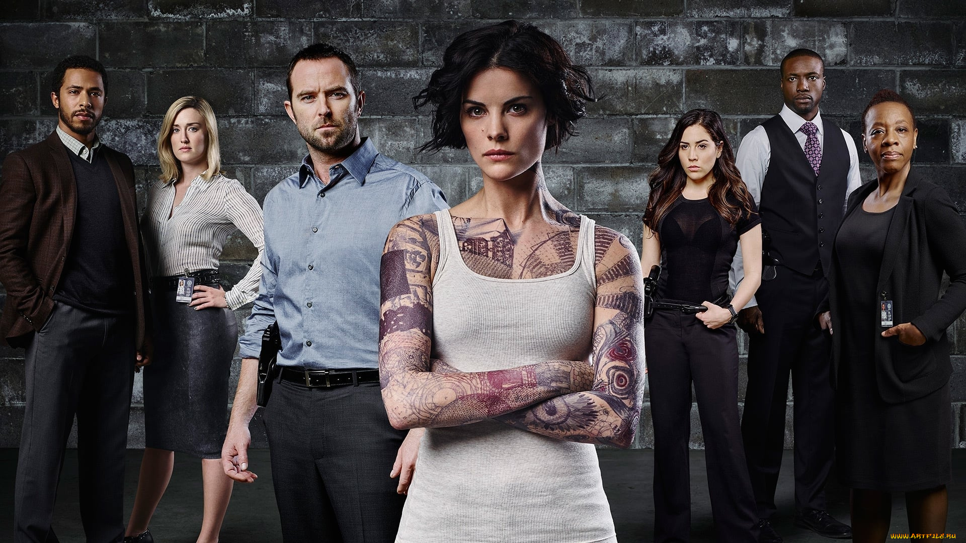 кино, фильмы, blindspot, , сериал, майка, тату, коллеги, стена