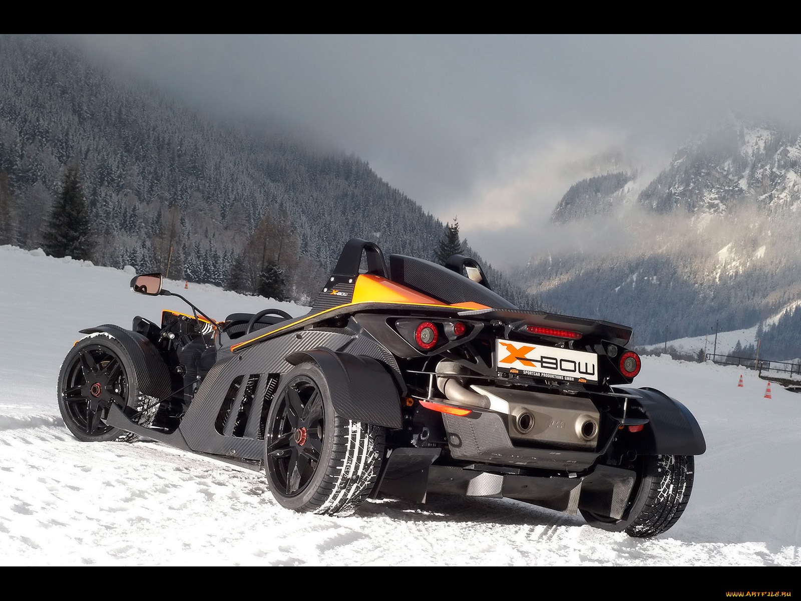 2009, ktm, bow, winter, автомобили