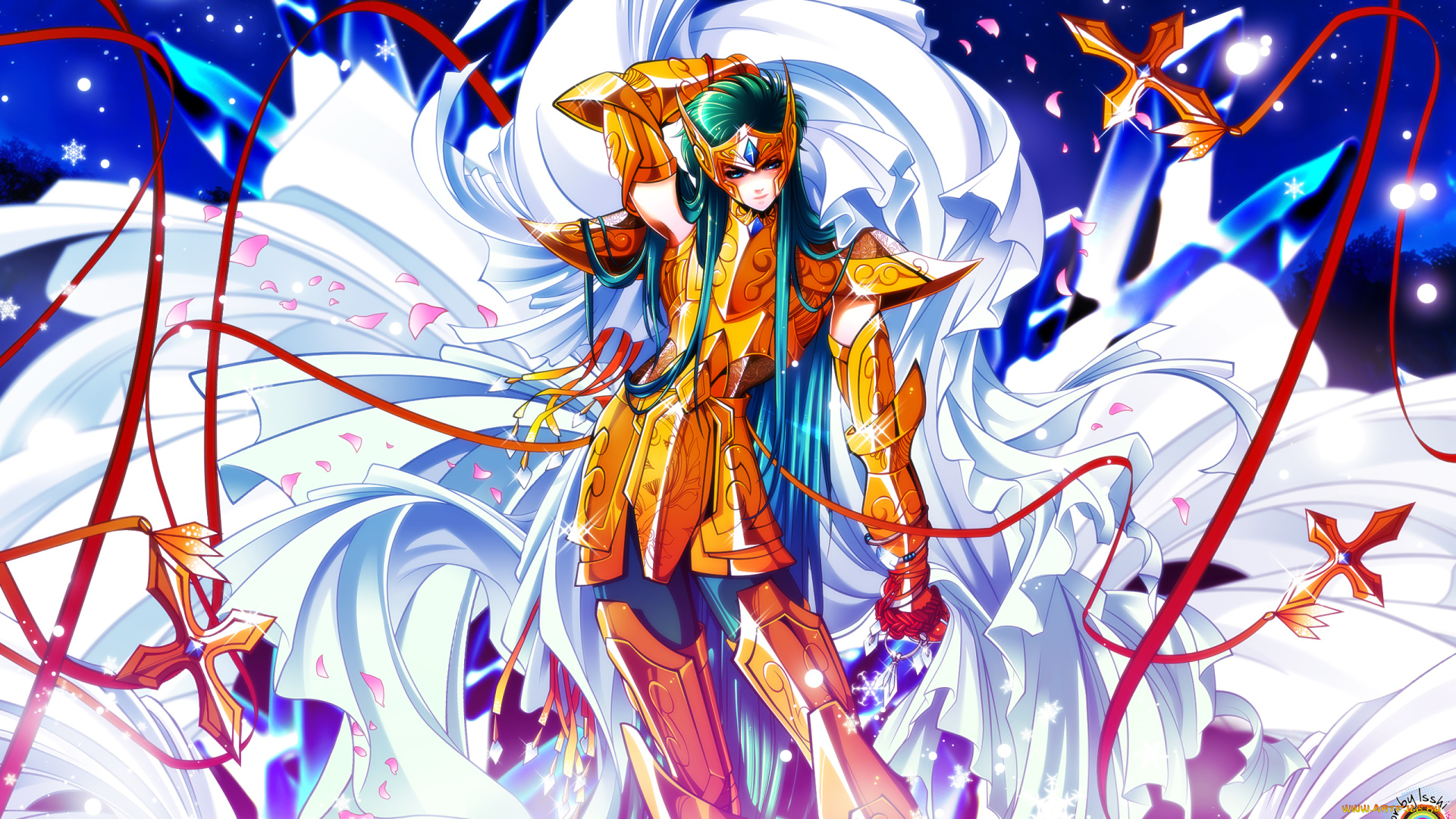 saint, seiya, the, lost, canvas, аниме, aquarius, degel