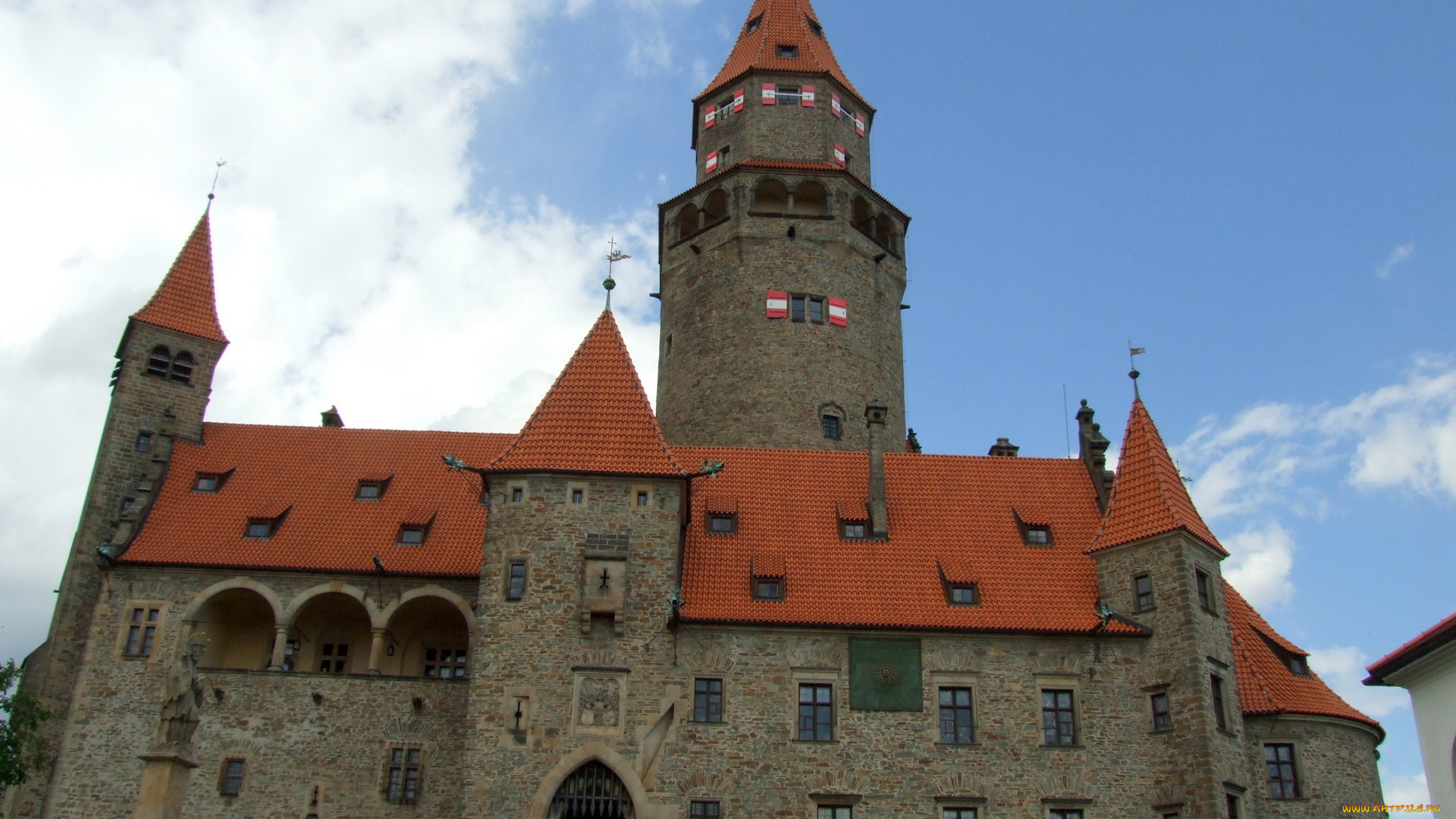 bouzov, castle, Чехия, города, дворцы, замки, крепости, замок