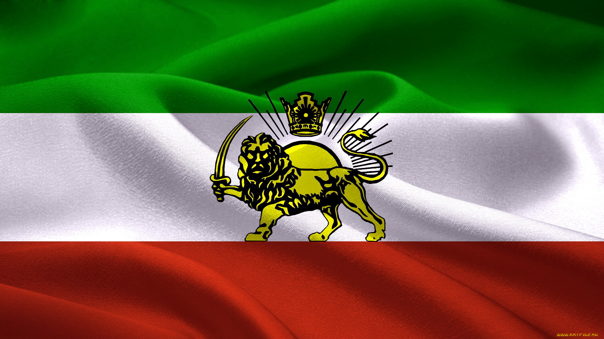 флаги, разное, гербы, ирана, флаг