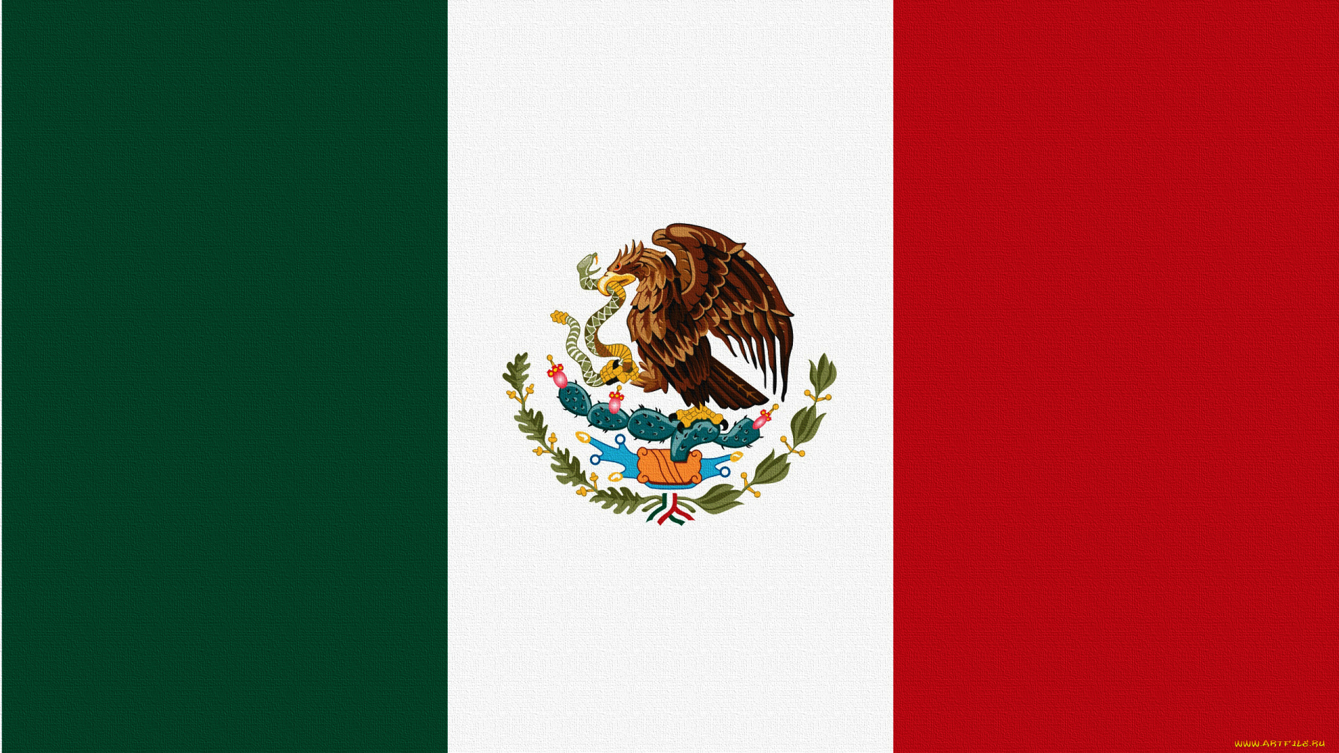 разное, флаги, гербы, мексика, флаг