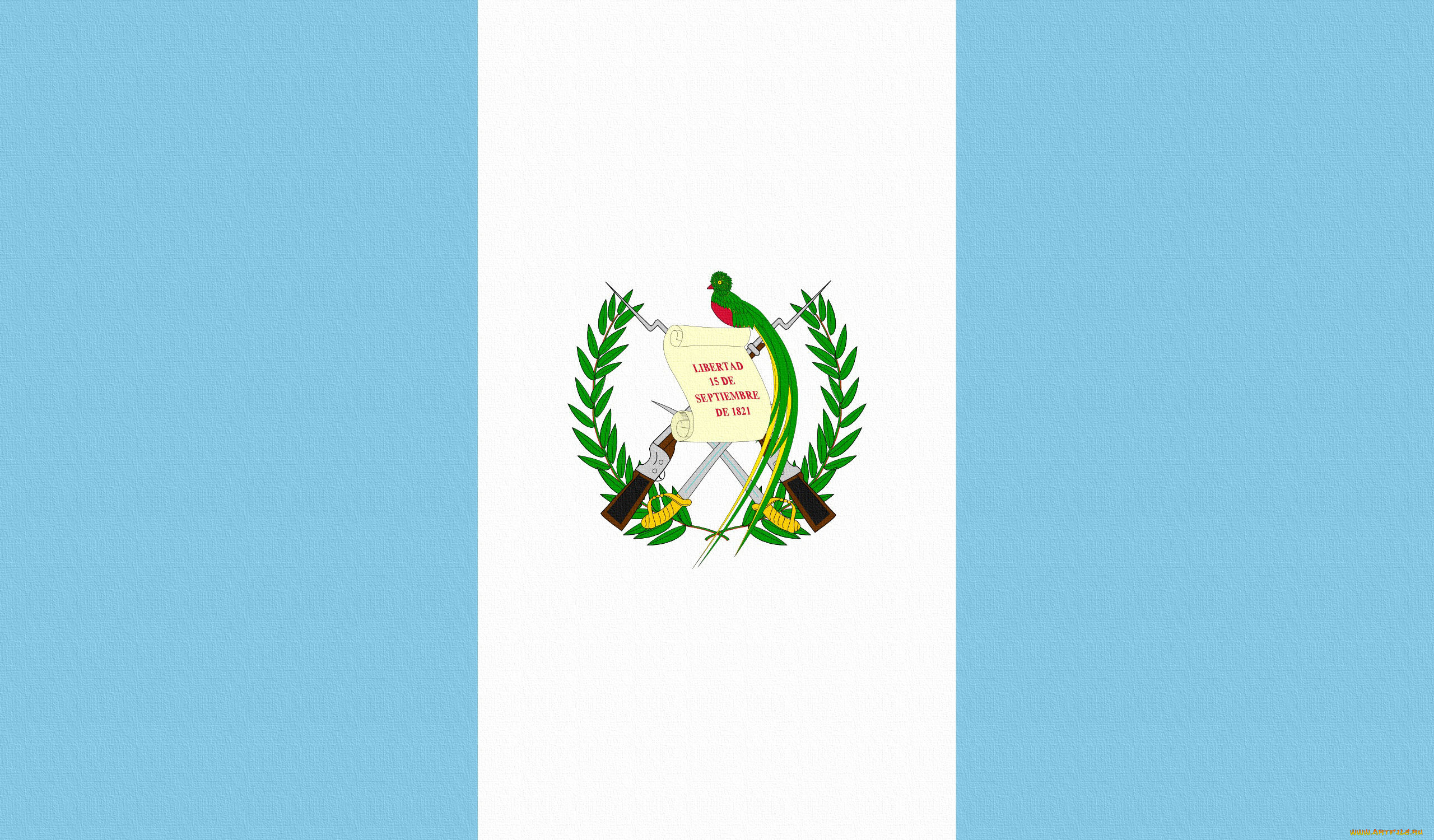 разное, флаги, гербы, гватемала, флаг