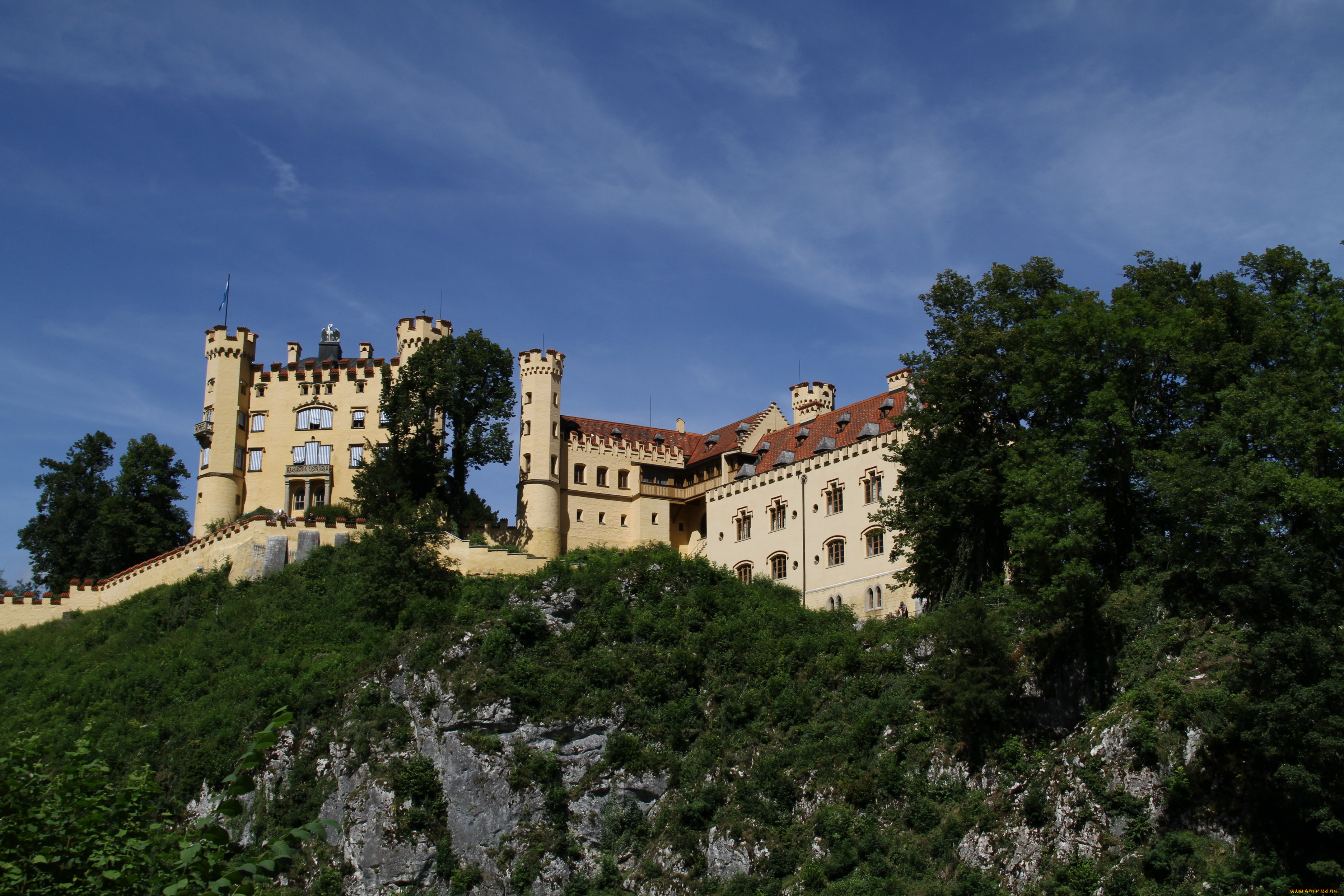 neuschwanstein, германия, города, замок, нойшванштайн