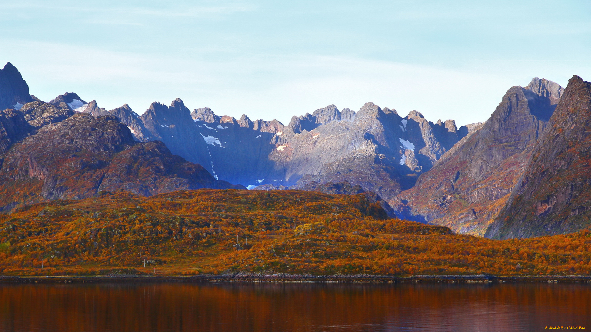 trollfjord, норвегия, природа, горы, озеро