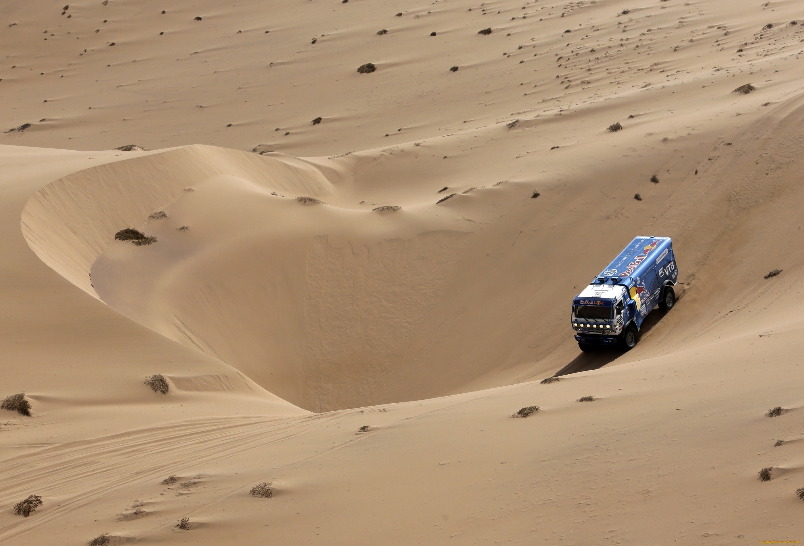 спорт, авторалли, дюны, пустыня, песок, dakar, rally, камаз, грузовик