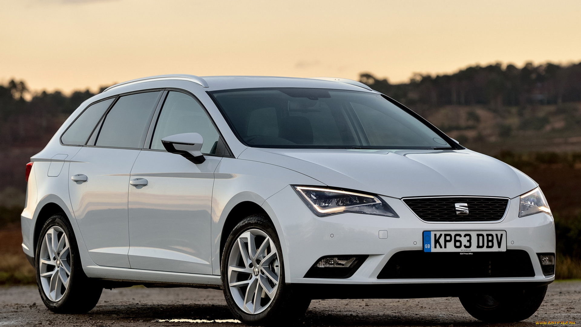 автомобили, seat, leon, st, uk-spec, 2014, светлый