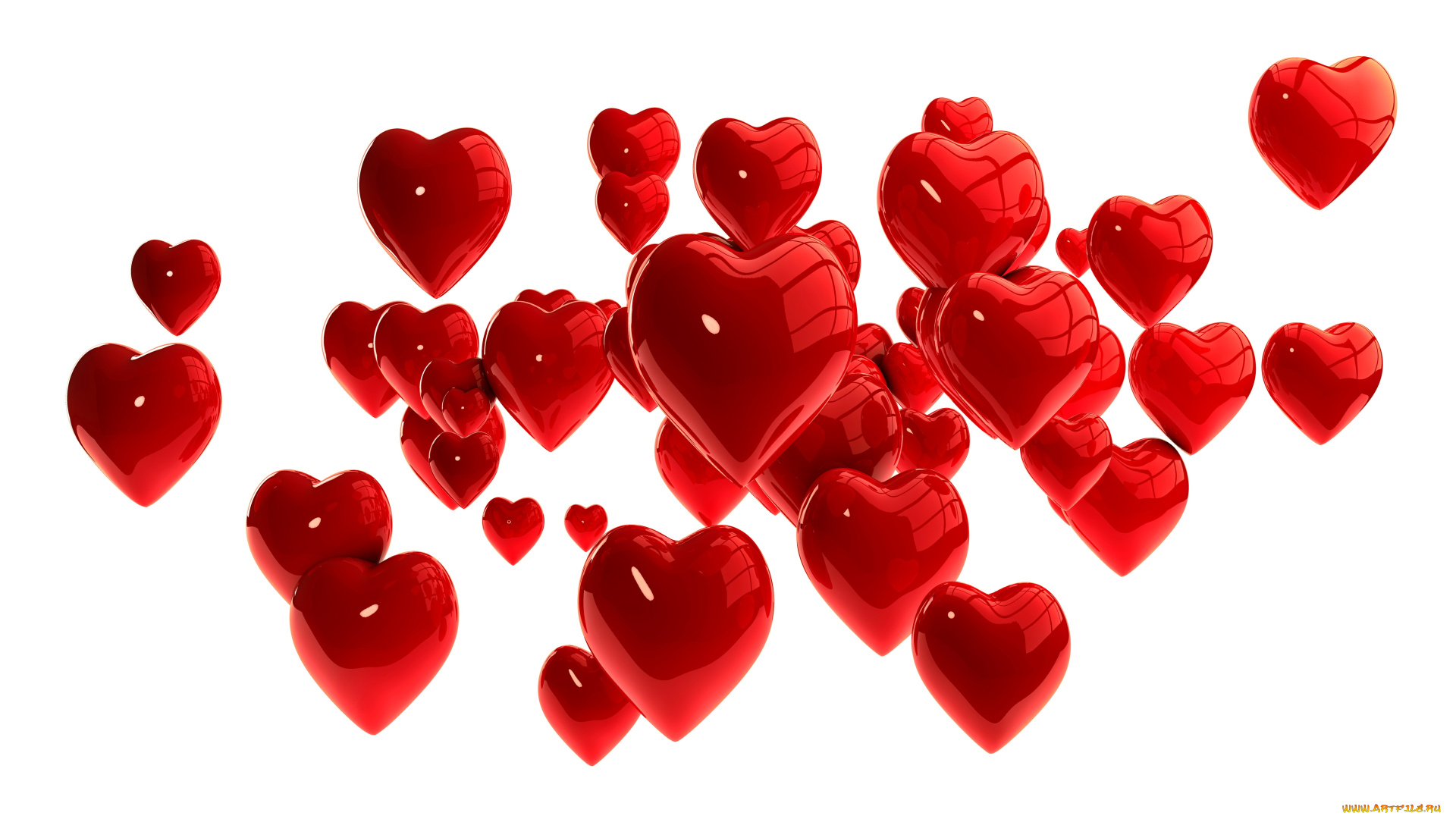 праздничные, день, святого, валентина, , сердечки, , любовь, сердечки, red, hearts