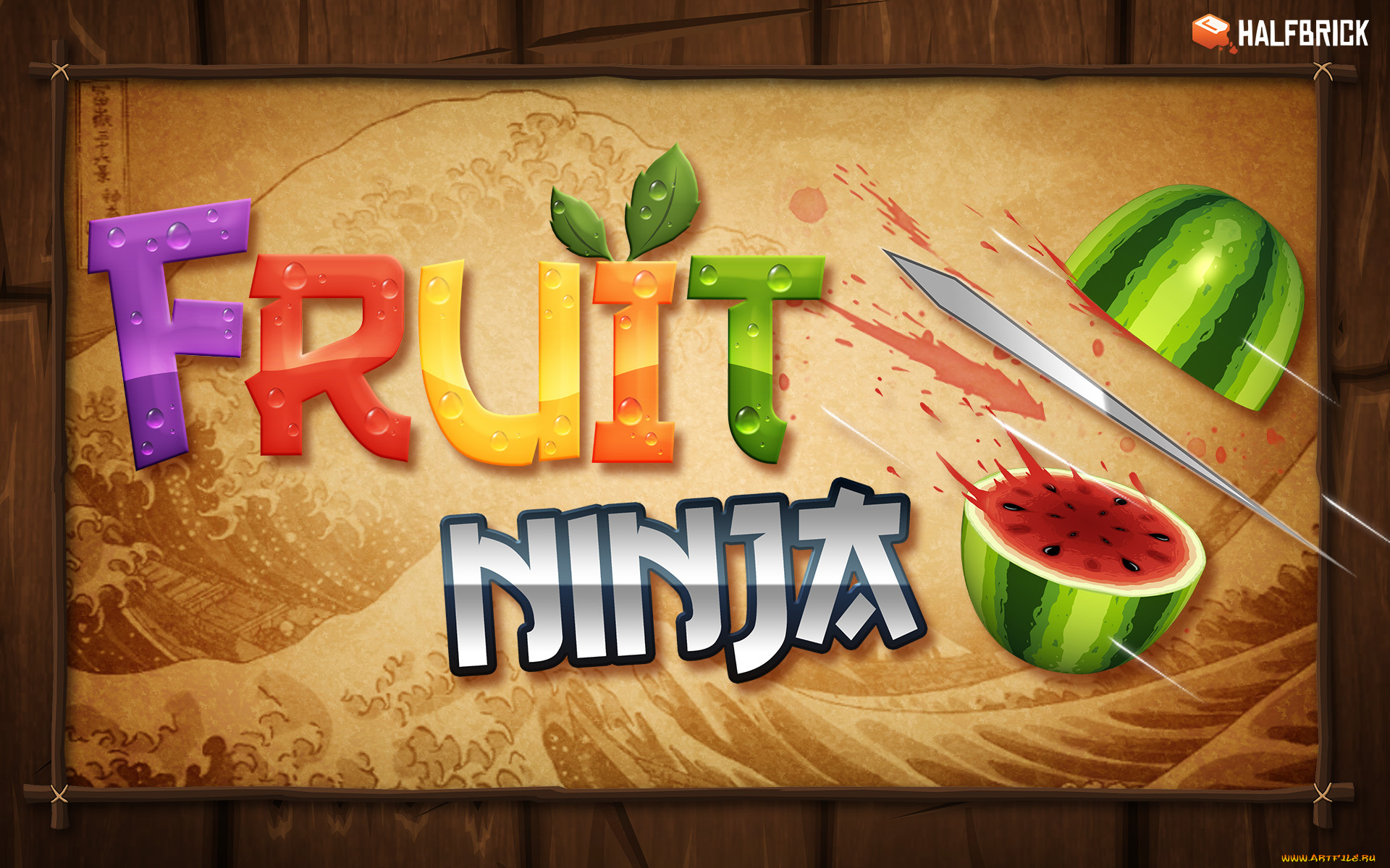fruit, ninja, видео, игры, -, fruit, ninja, арбуз