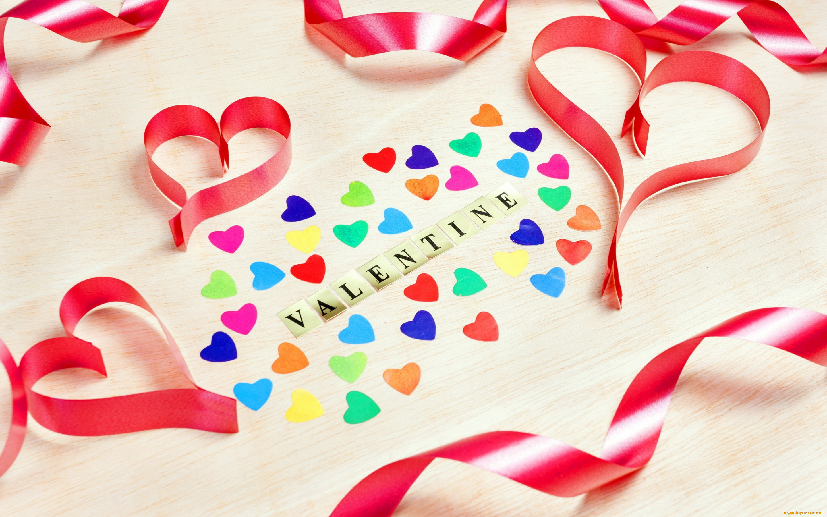 праздничные, день, святого, валентина, , сердечки, , любовь, valentine's, day, happy, сердечки, colorful, romantic, heart, love