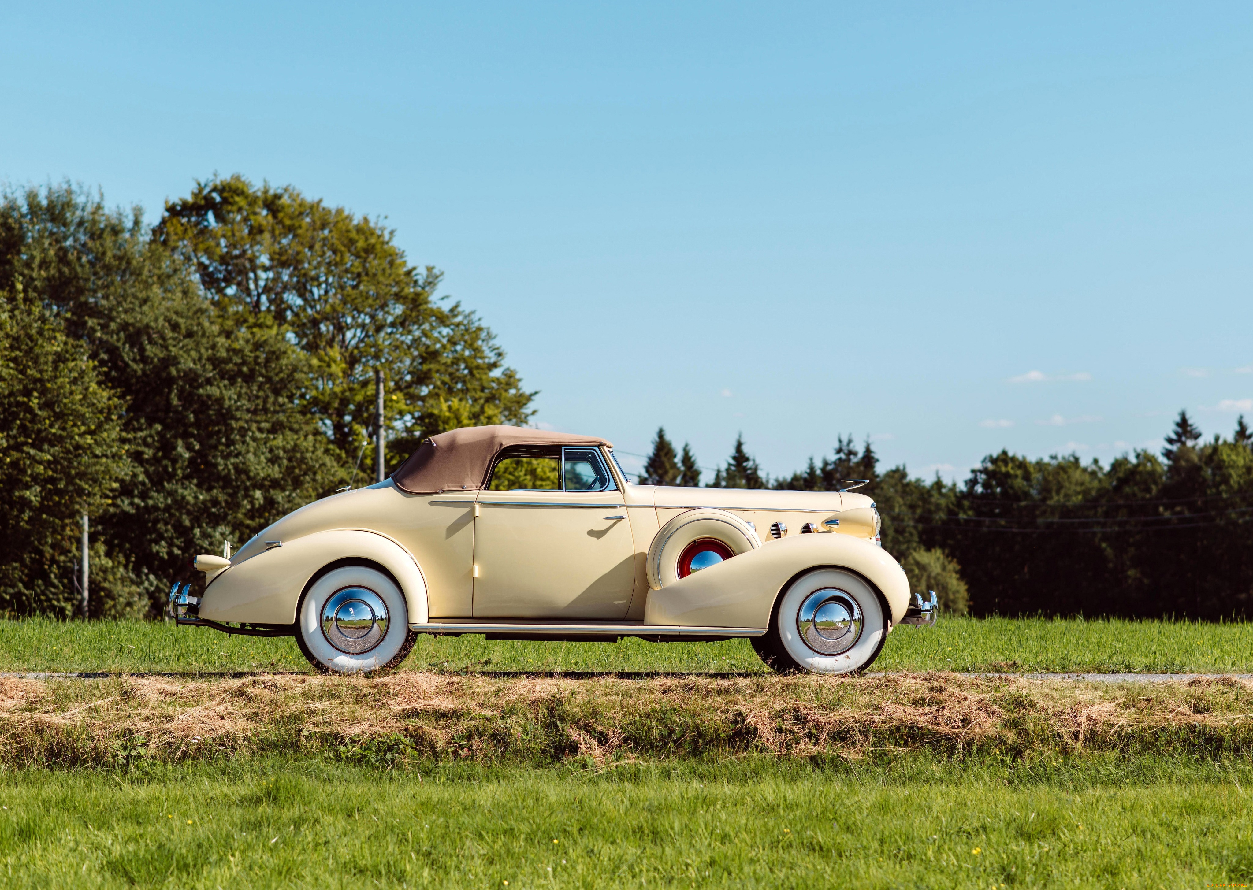 автомобили, классика, coupe, convertible, lasalle, 1935г