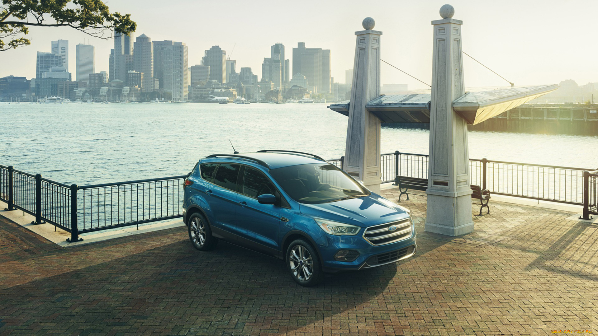 ford, escape, 2017, автомобили, ford, 2017, escape, blue