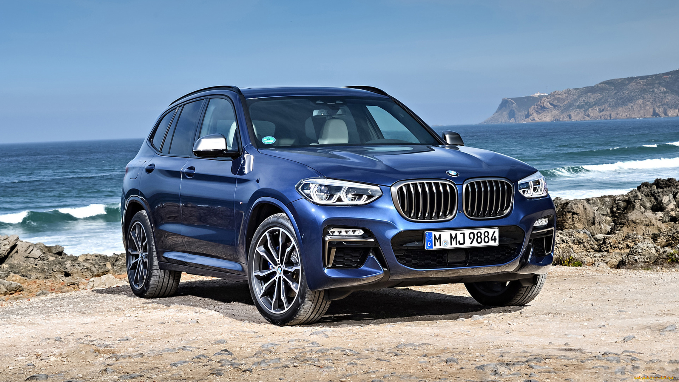 bmw, x3, m40i, 2018, автомобили, bmw, m40i, 2018, blue, x3