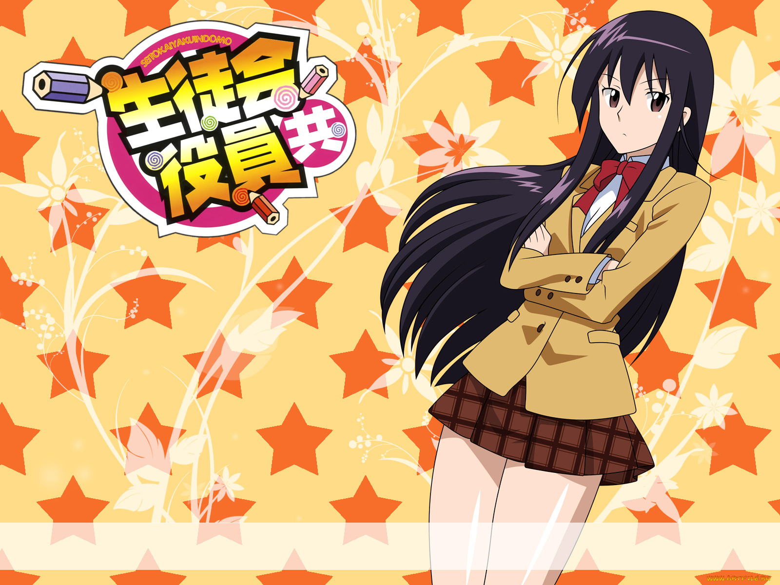 члены, школьного, совета, аниме, seitokai, yakuindomo