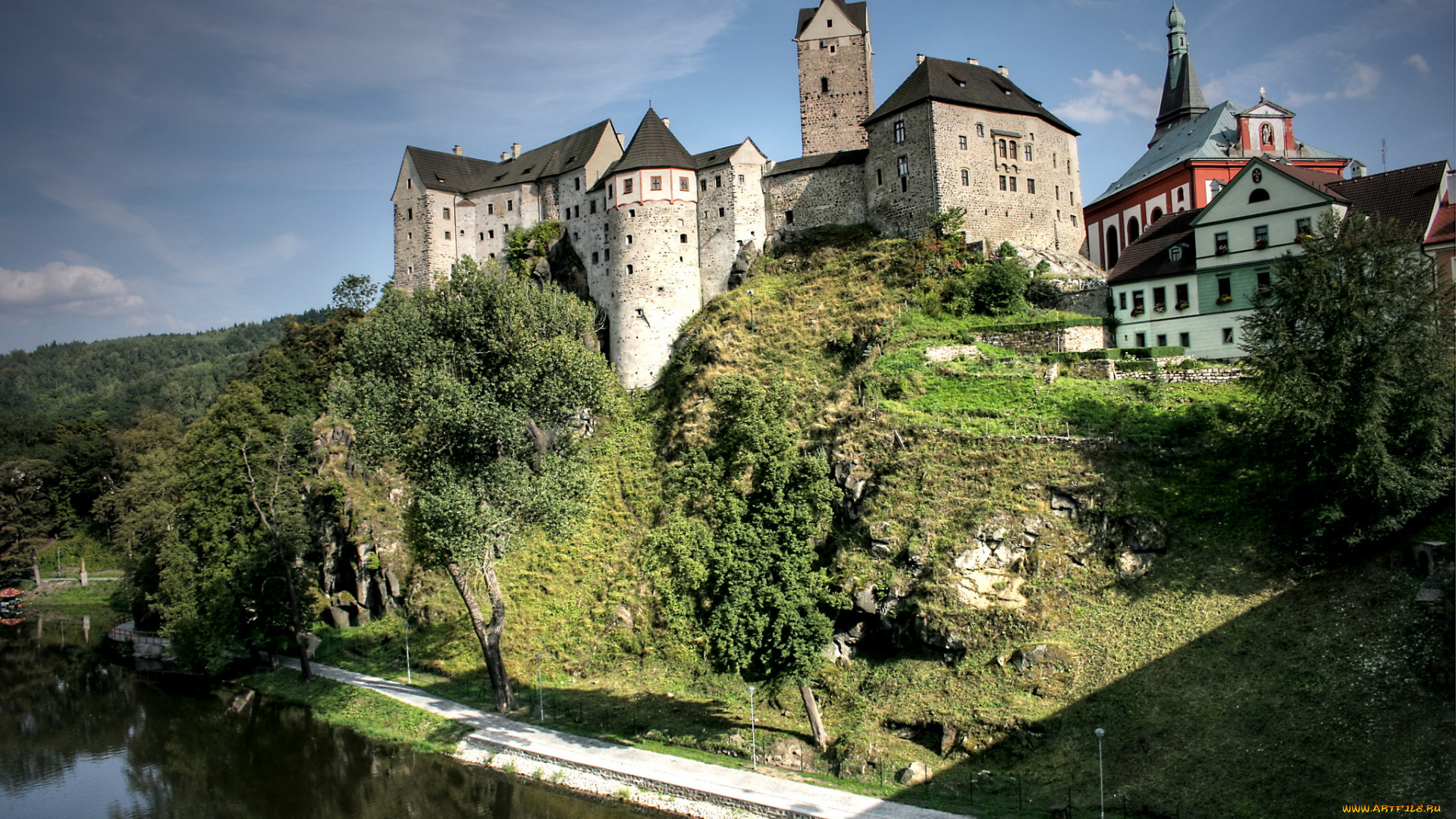 loket, castle, Чехия, города, дворцы, замки, крепости