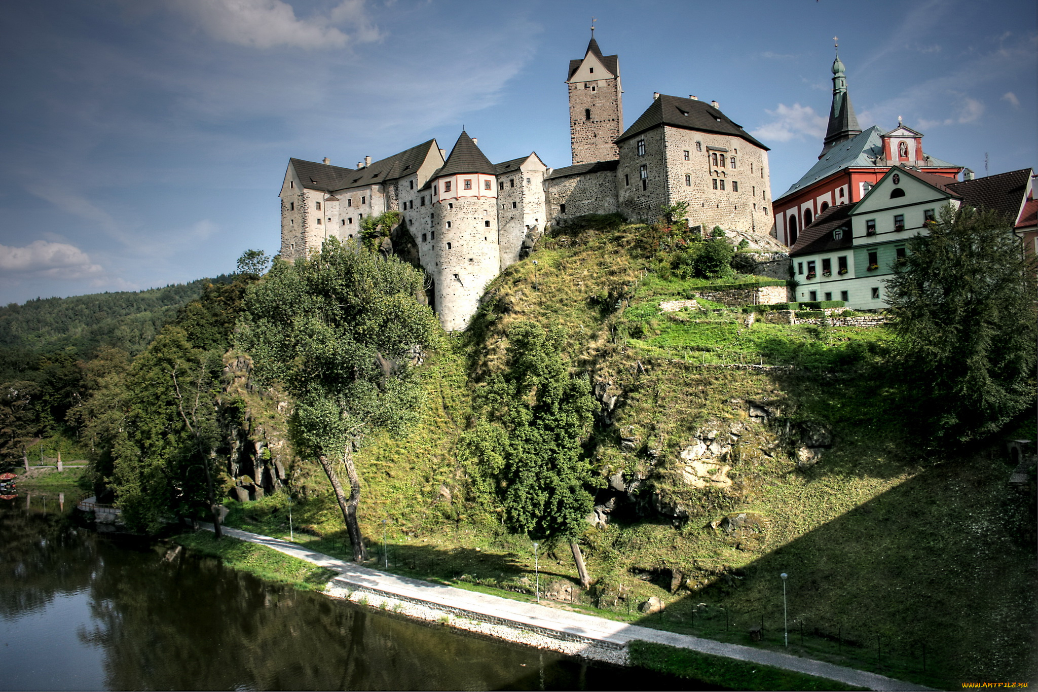 loket, castle, Чехия, города, дворцы, замки, крепости